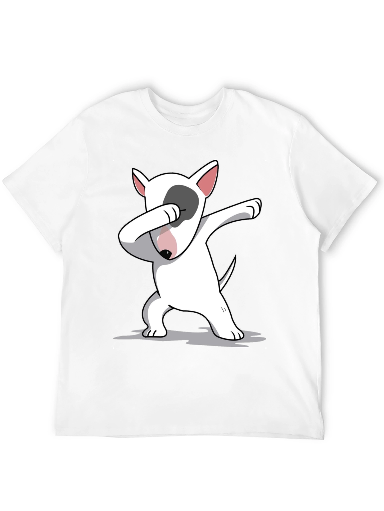 Dabbing Bull Terrier Black T-Shirt