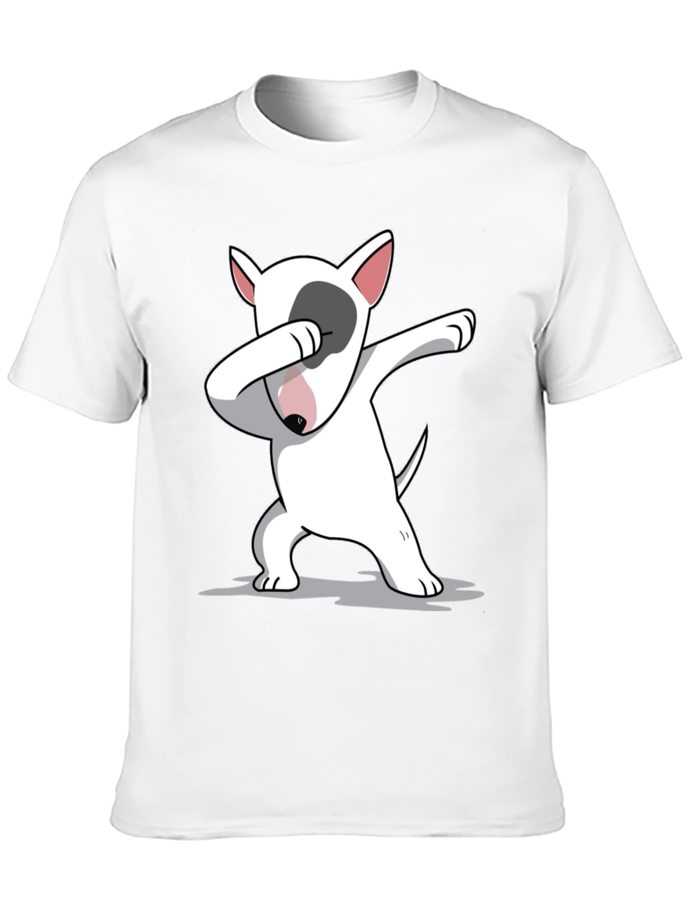 Dabbing Bull Terrier Black T-Shirt
