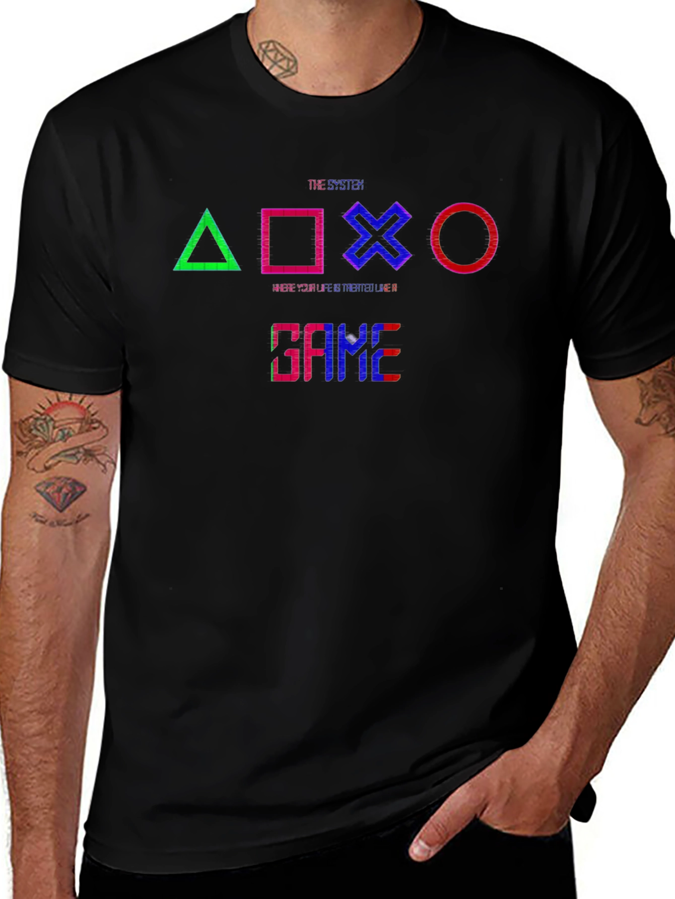 The System Gamer T-Shirt | PlayStation Inspired Graphic Tee