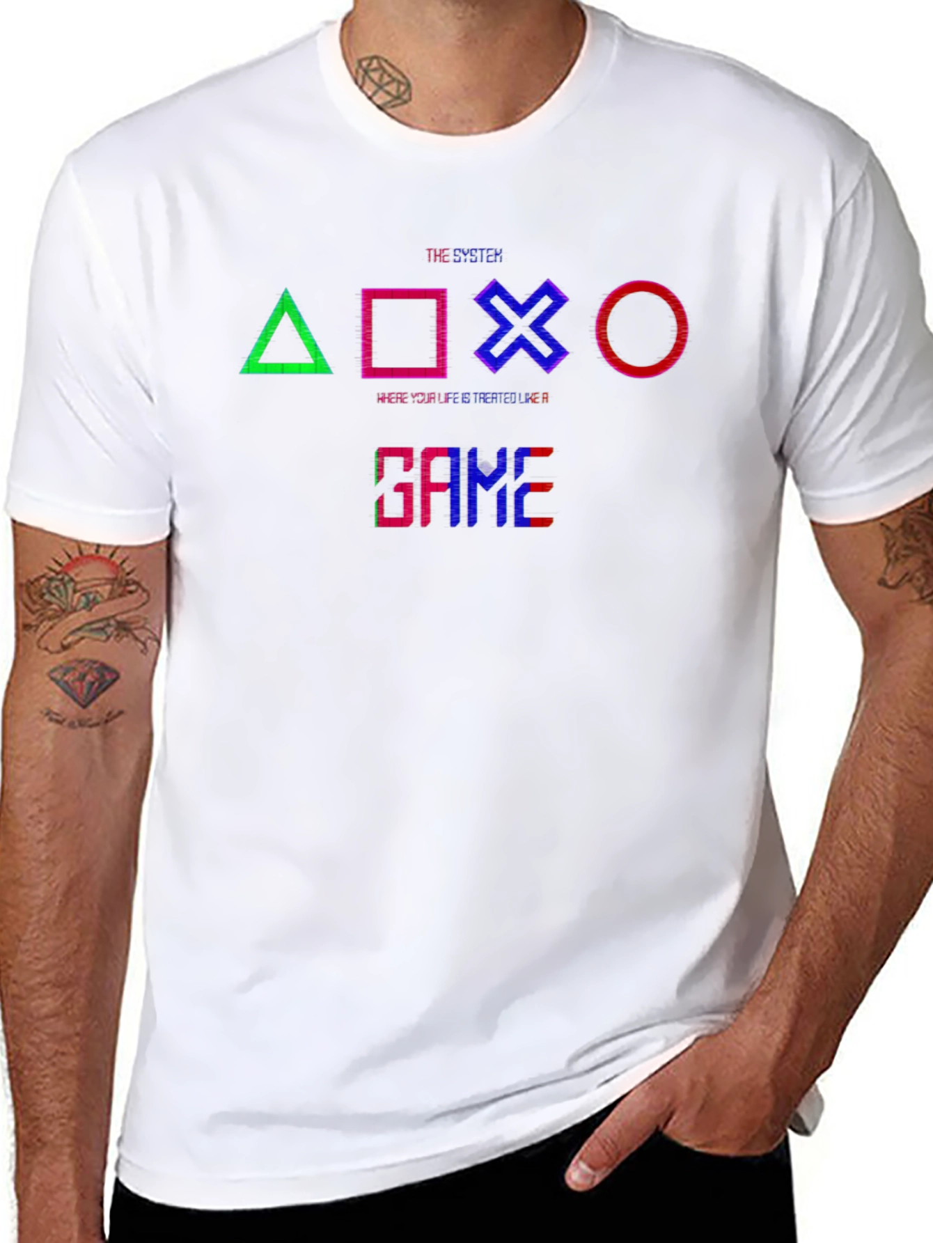 The System Gamer T-Shirt | PlayStation Inspired Graphic Tee