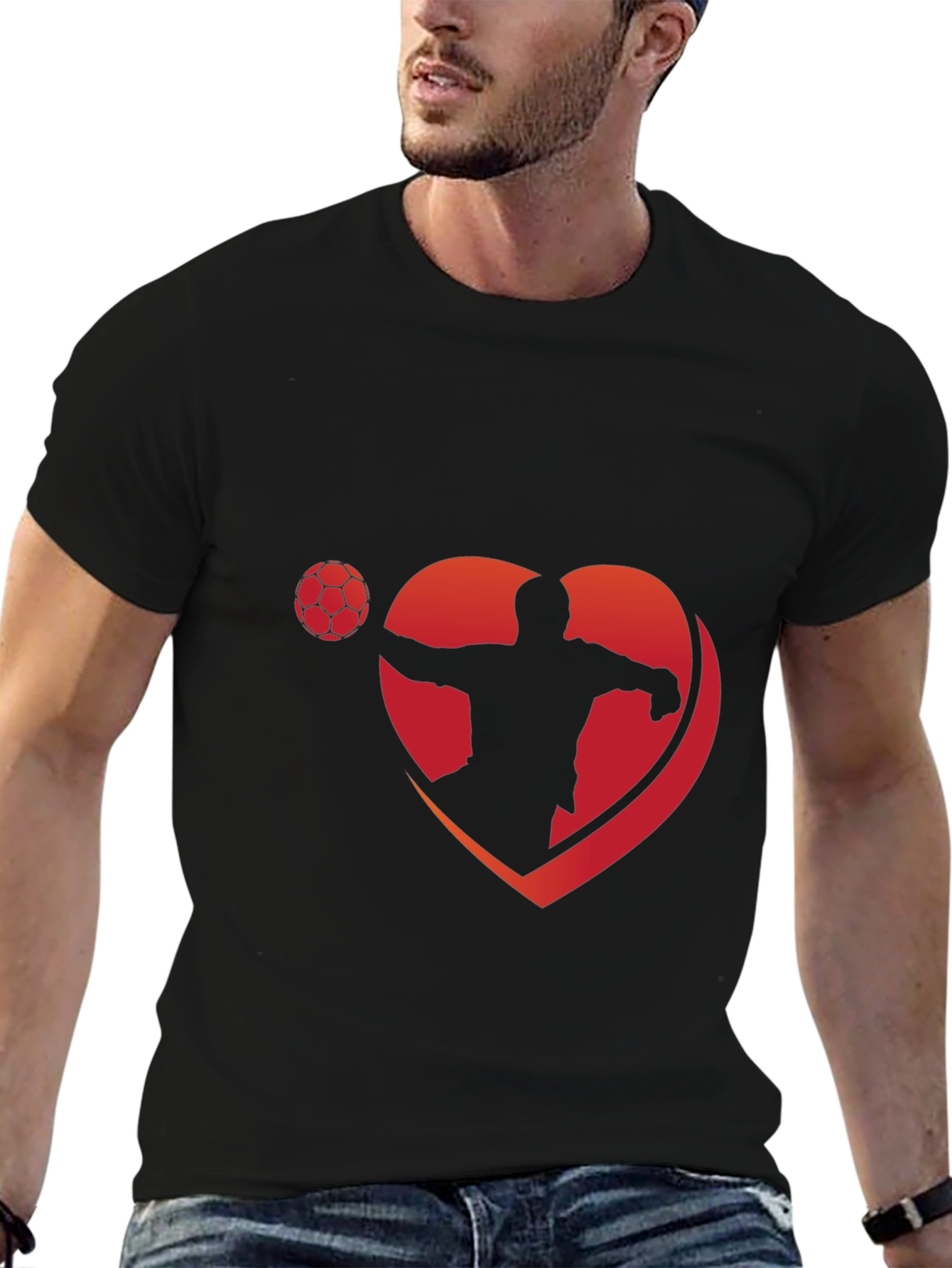 Soccer Player Heart T-Shirt