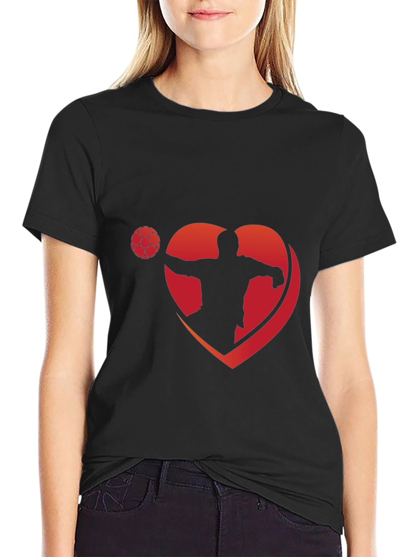 Soccer Player Heart T-Shirt