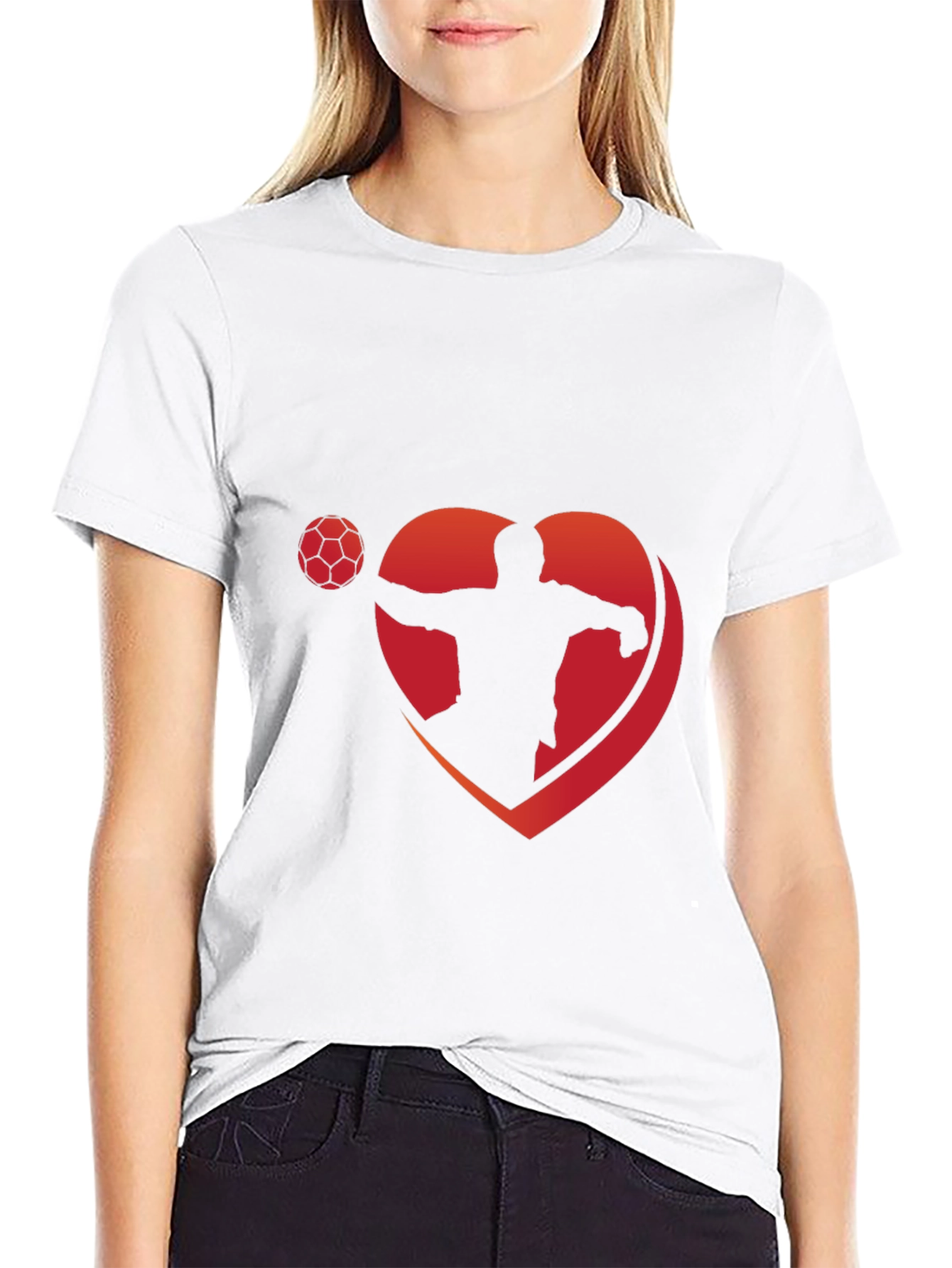 Soccer Player Heart T-Shirt