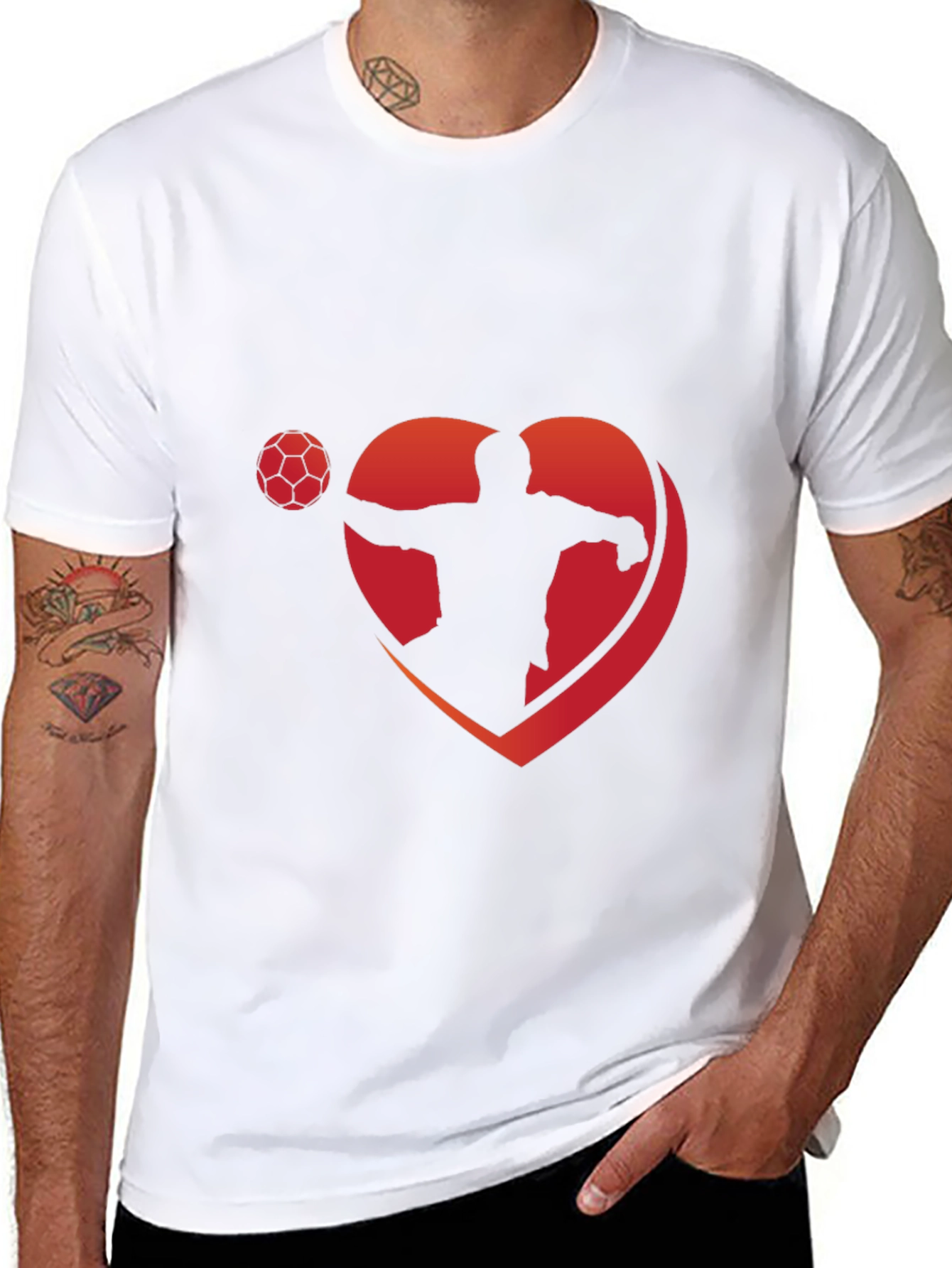 Soccer Player Heart T-Shirt
