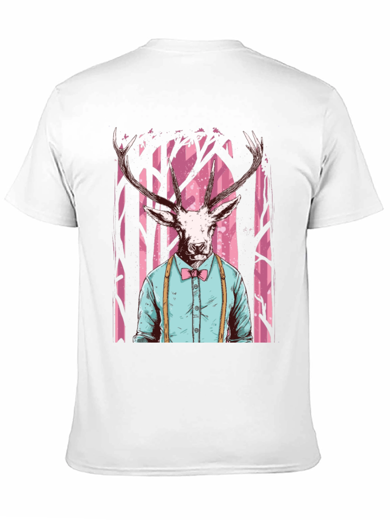 Deer in Suit T-Shirt - Unique Graphic Tee