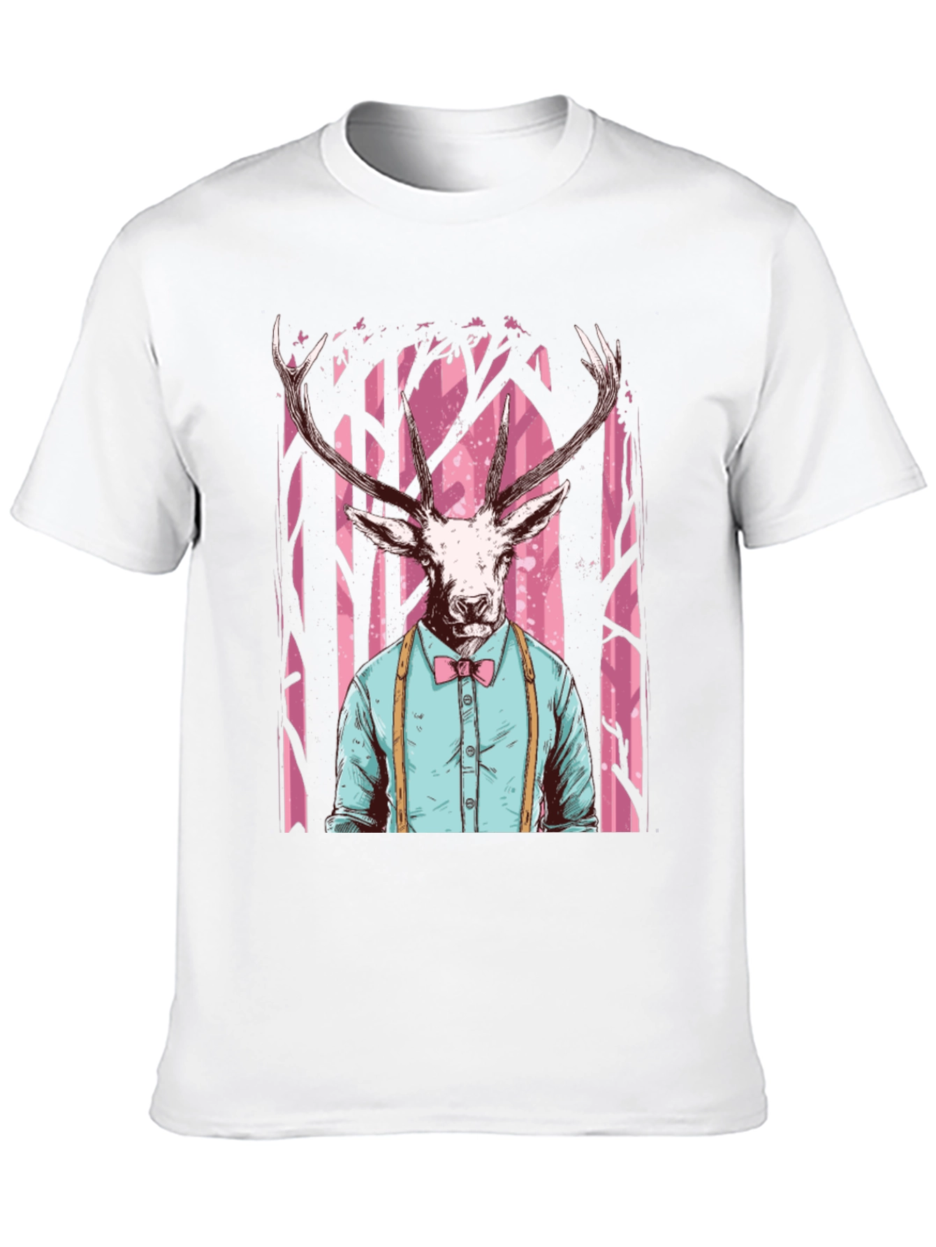 Deer in Suit T-Shirt - Unique Graphic Tee