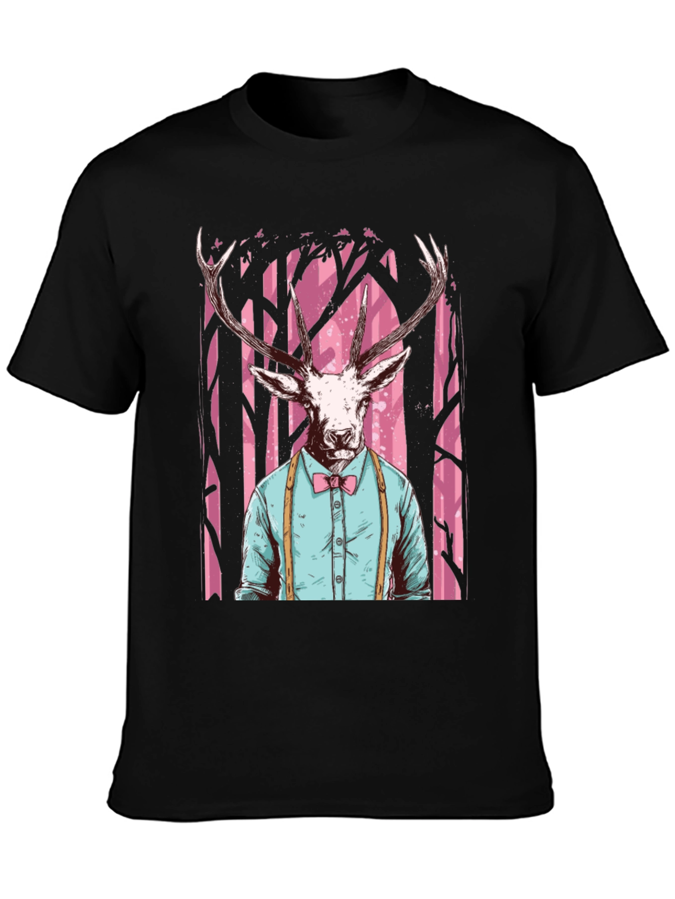 Deer in Suit T-Shirt - Unique Graphic Tee