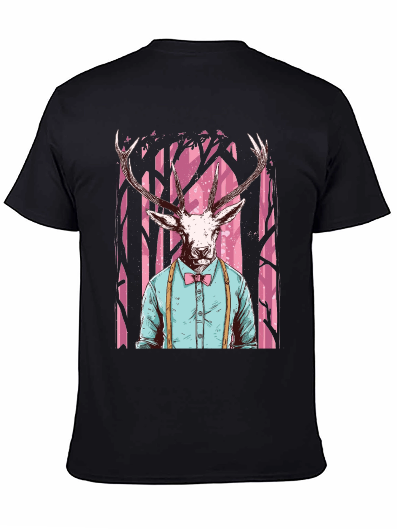 Deer in Suit T-Shirt - Unique Graphic Tee