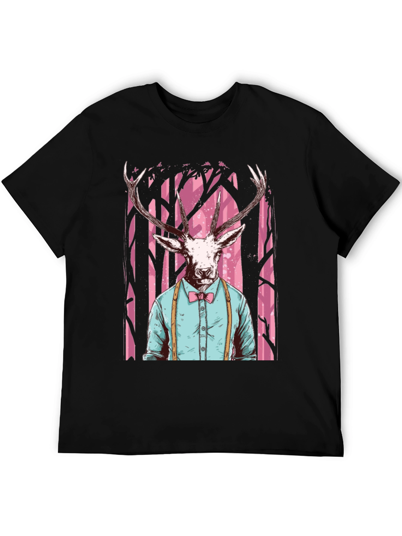 Deer in Suit T-Shirt - Unique Graphic Tee