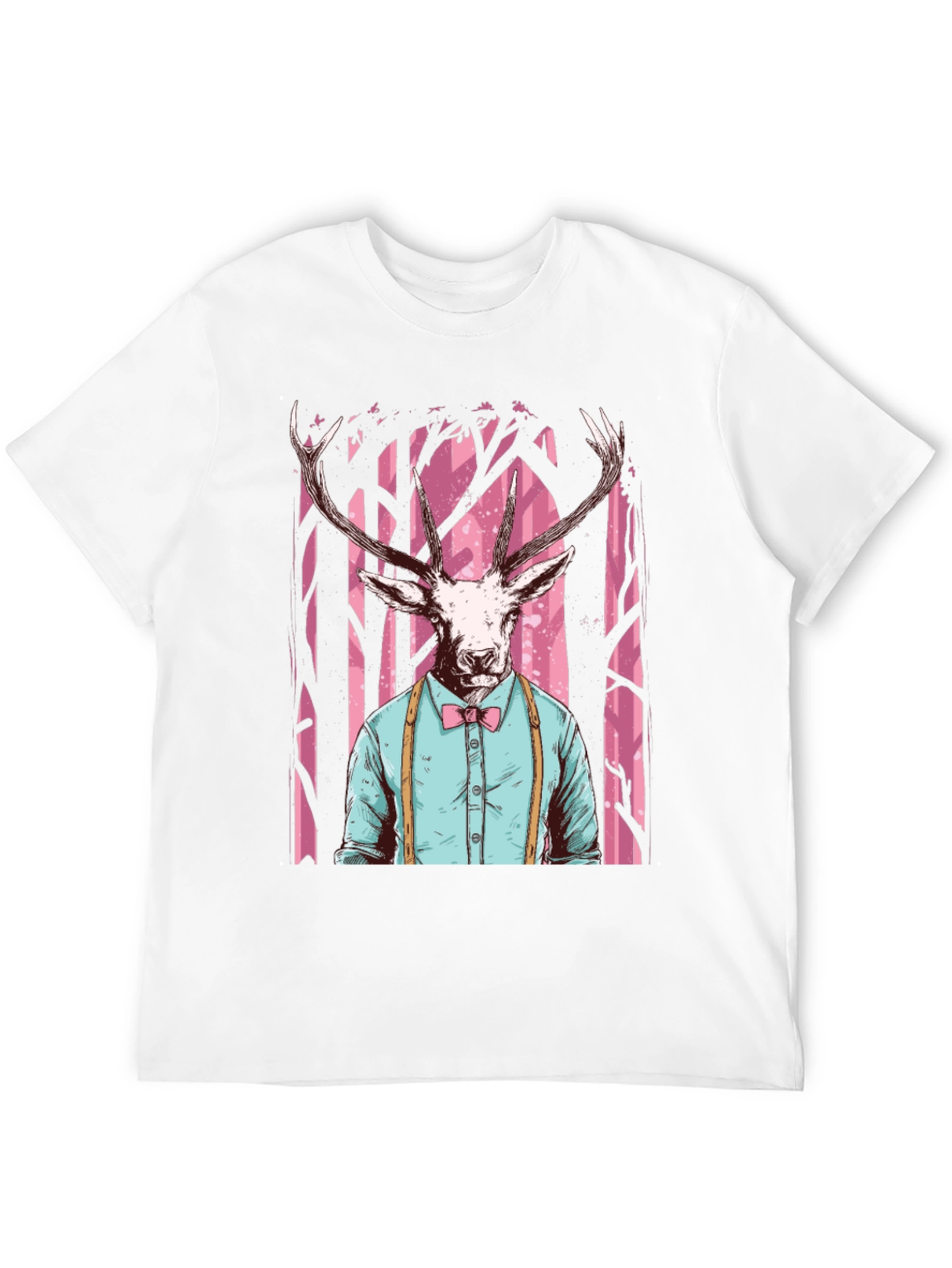 Deer in Suit T-Shirt - Unique Graphic Tee