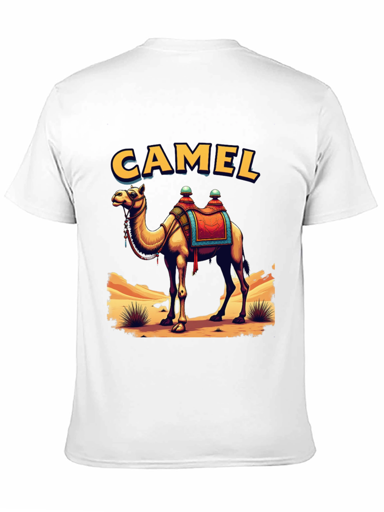 Camel Graphic Tee - Desert Adventure T-Shirt