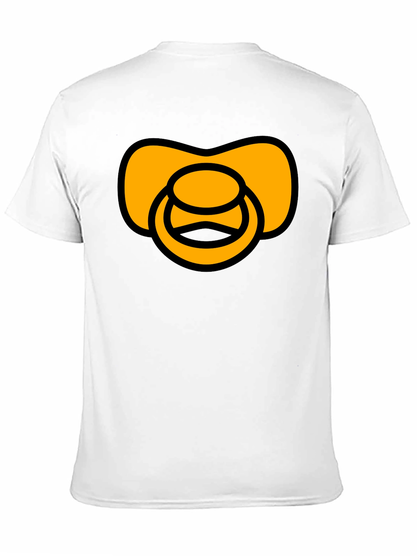 Pacifier Graphic T-Shirt - Black Casual Tee