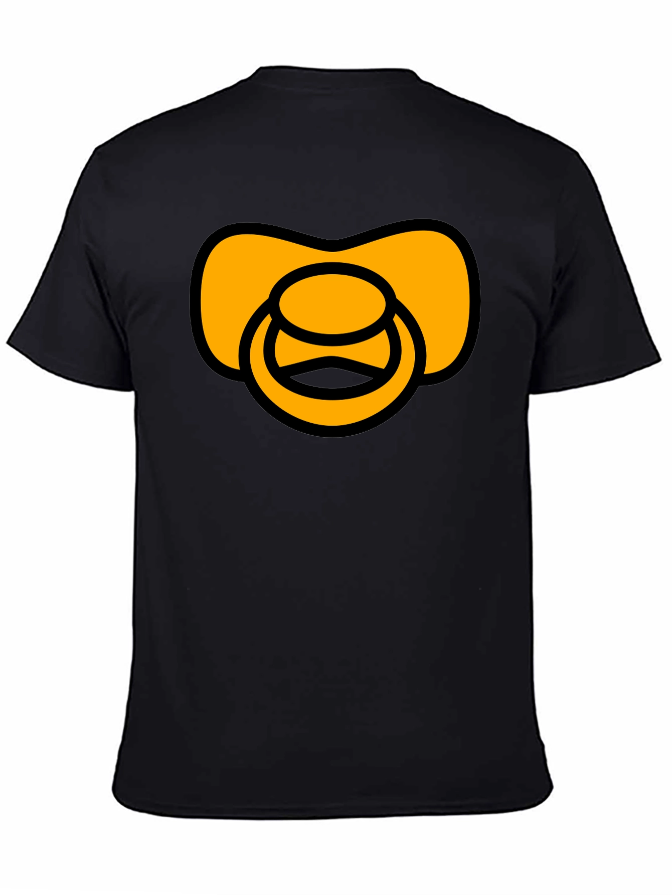 Pacifier Graphic T-Shirt - Black Casual Tee