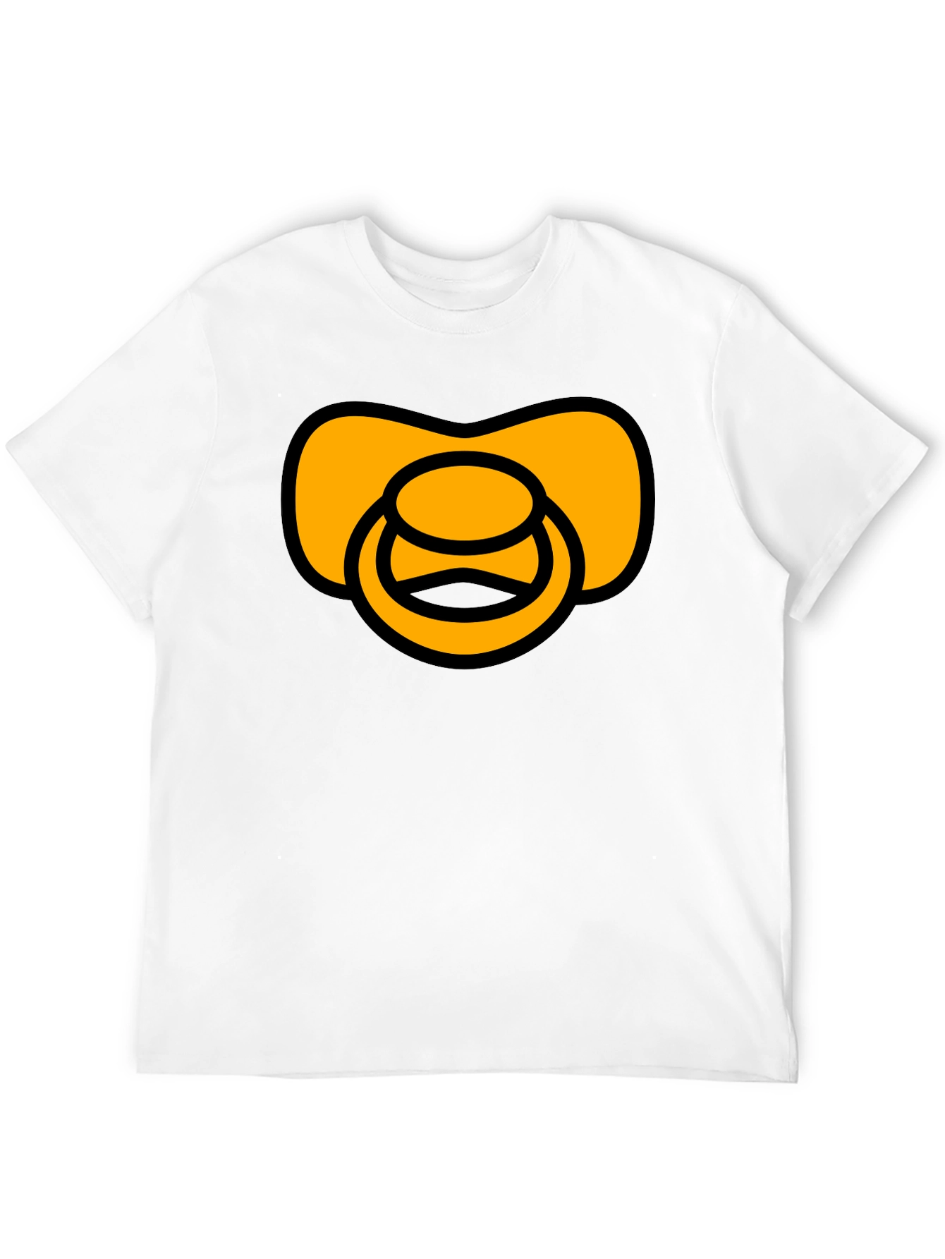 Pacifier Graphic T-Shirt - Black Casual Tee