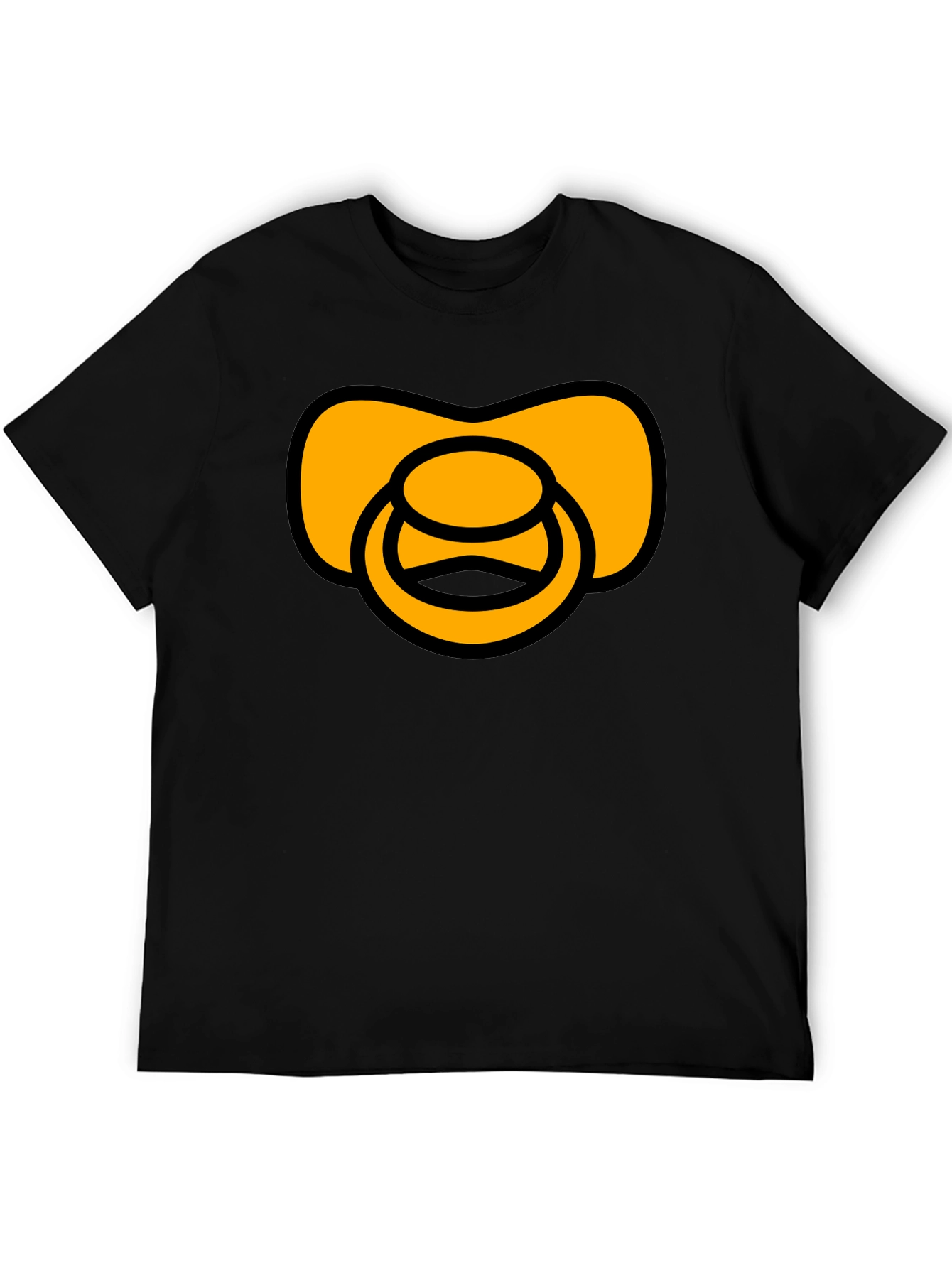Pacifier Graphic T-Shirt - Black Casual Tee