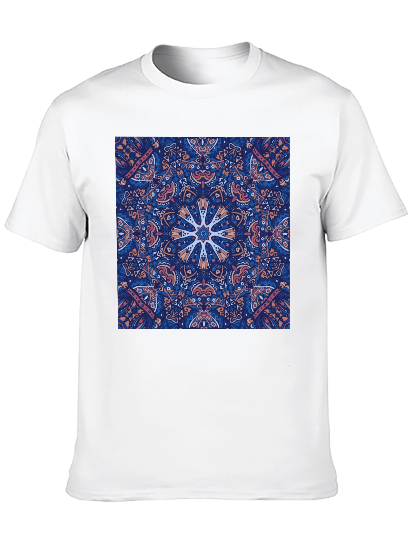 Boho Mandala Graphic Black T-Shirt