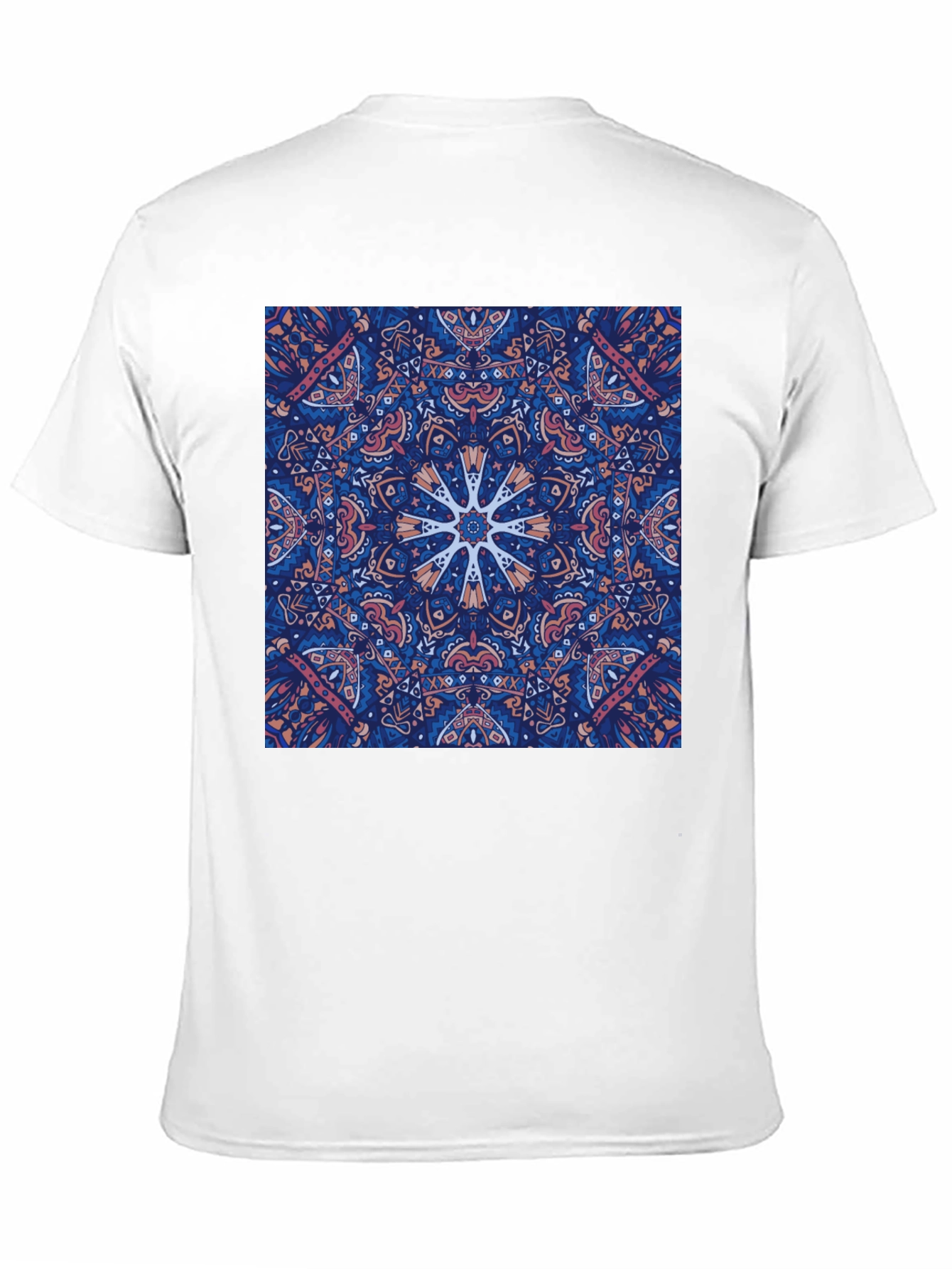 Boho Mandala Graphic Black T-Shirt