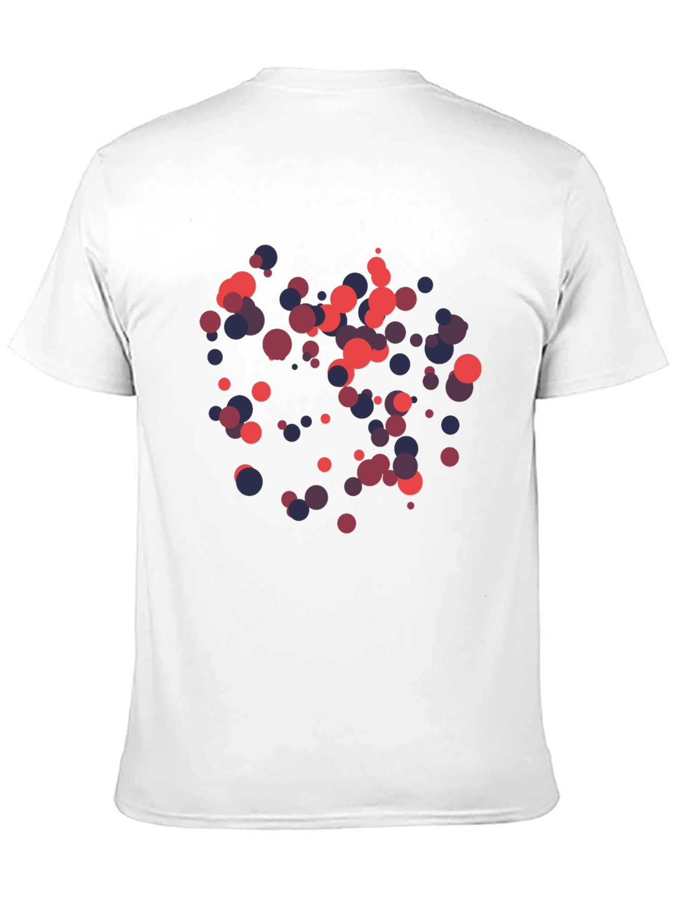 Abstract Dots Black Graphic Tee