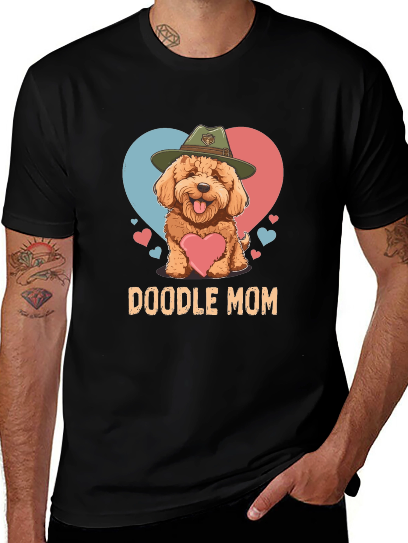 Doodle Mom T-Shirt - Cute Dog Lover Tee