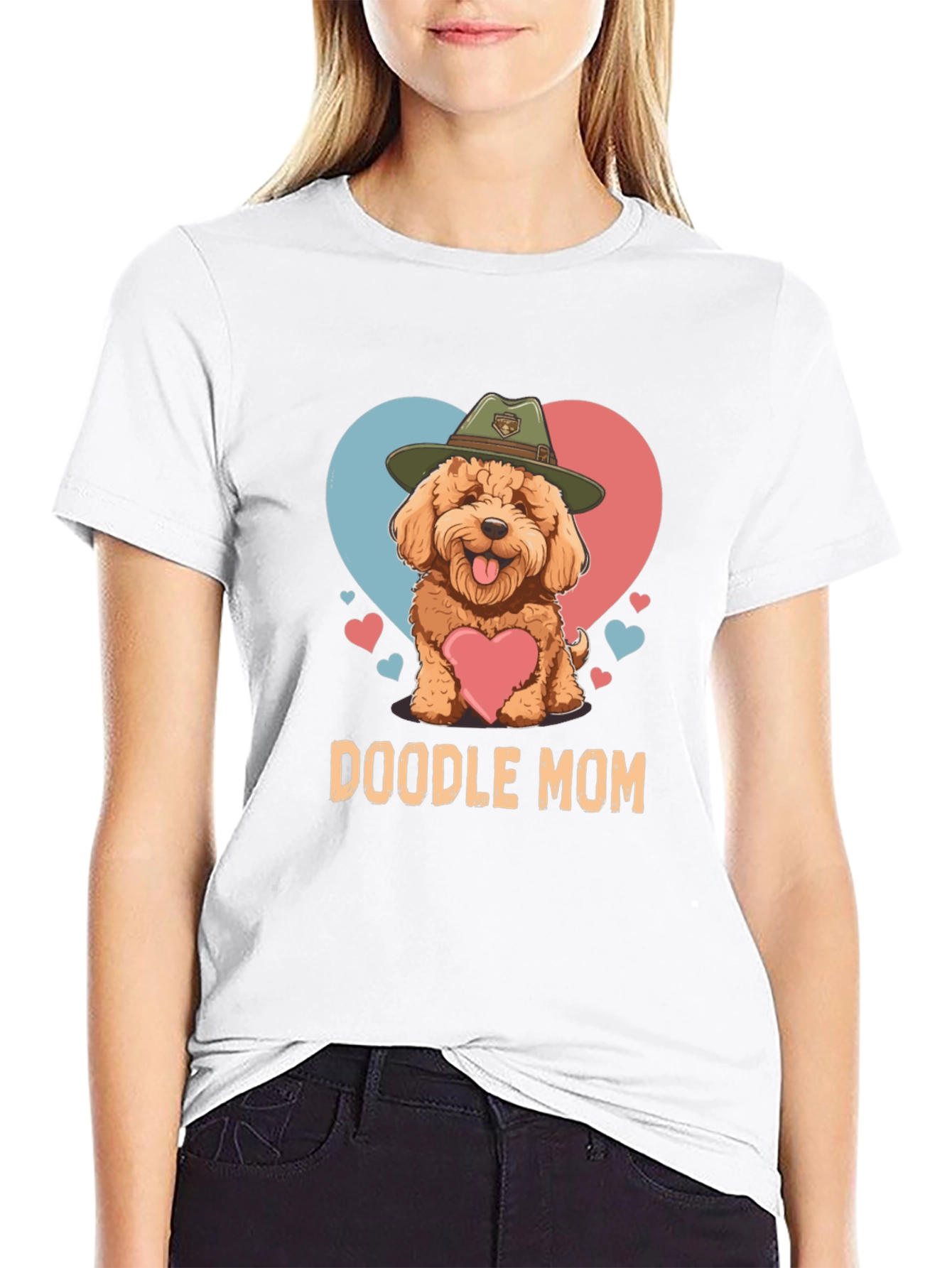 Doodle Mom T-Shirt - Cute Dog Lover Tee