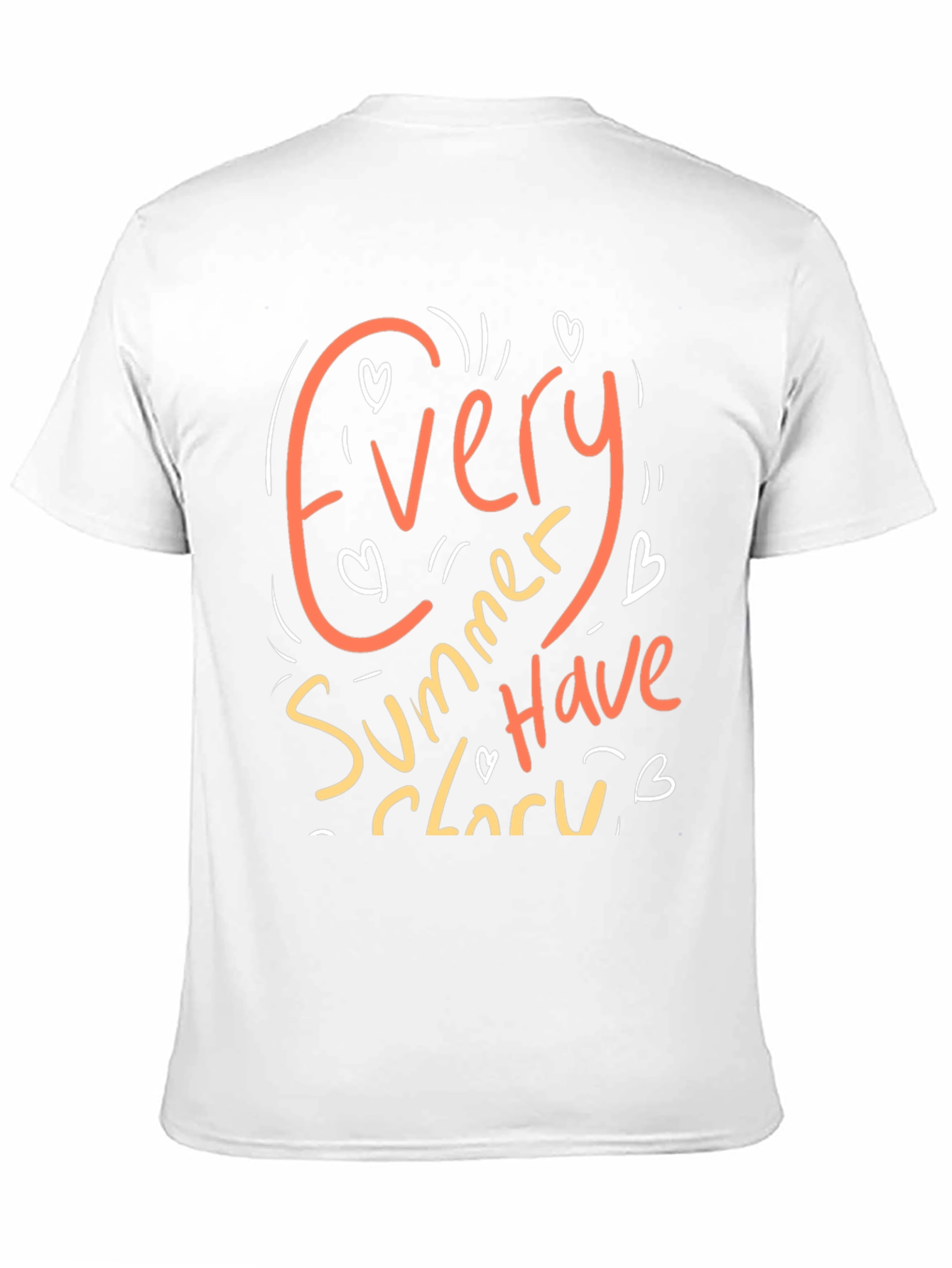 Summer Fun Black Graphic Tee