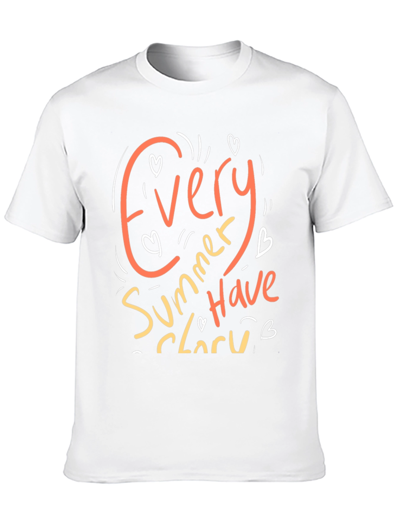 Summer Fun Black Graphic Tee