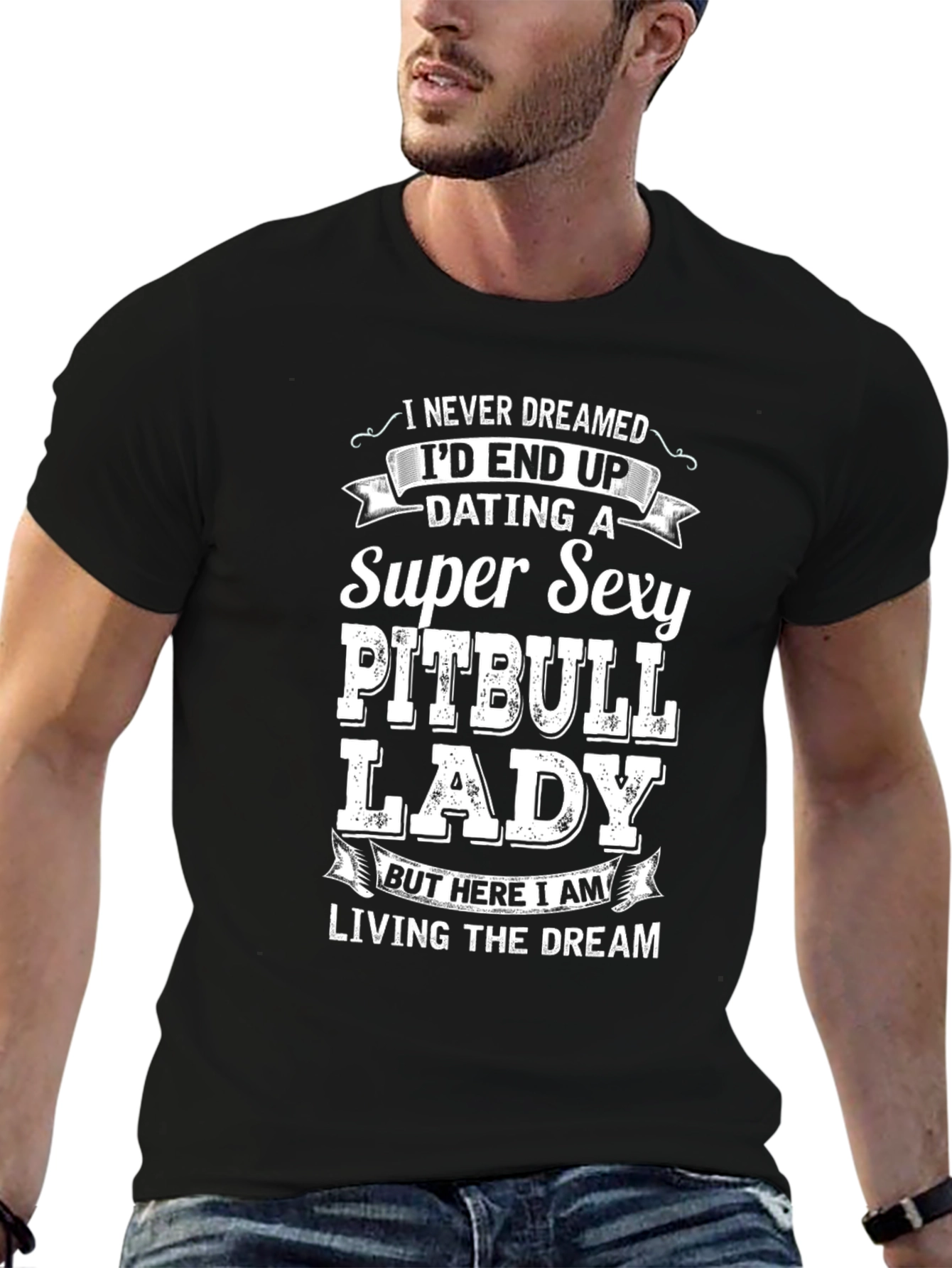Super Sexy Pitbull Lady T-Shirt: Living the Dream!