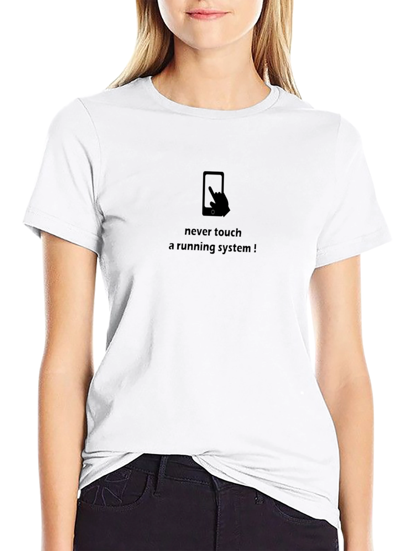 Never Touch Running System T-Shirt