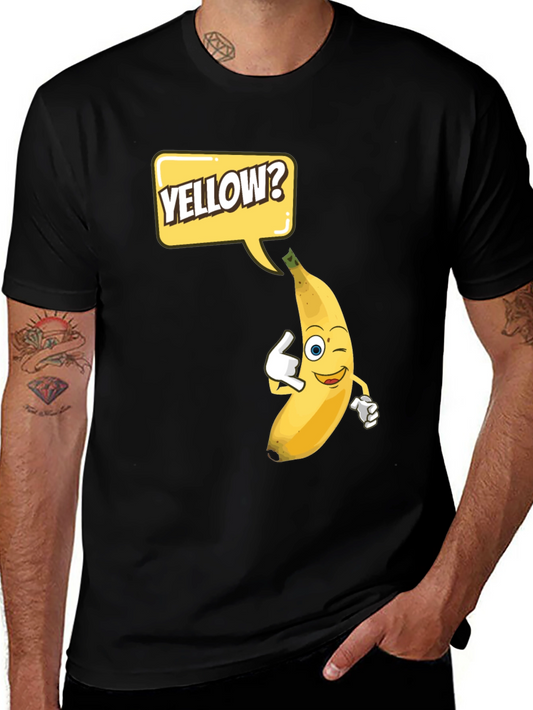 Funny Yellow Banana T-Shirt - Cartoon Design