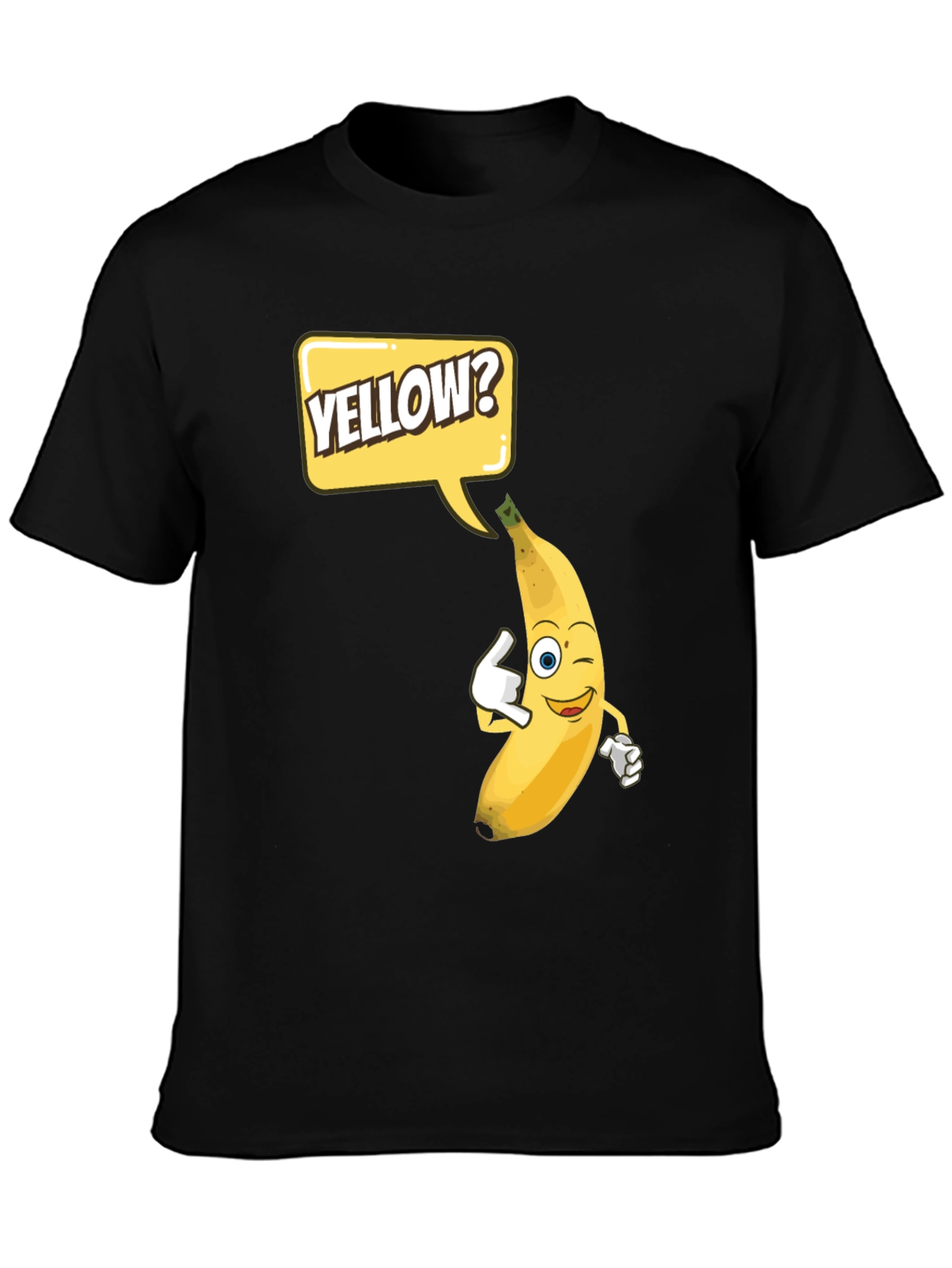 Funny Yellow Banana T-Shirt - Cartoon Design