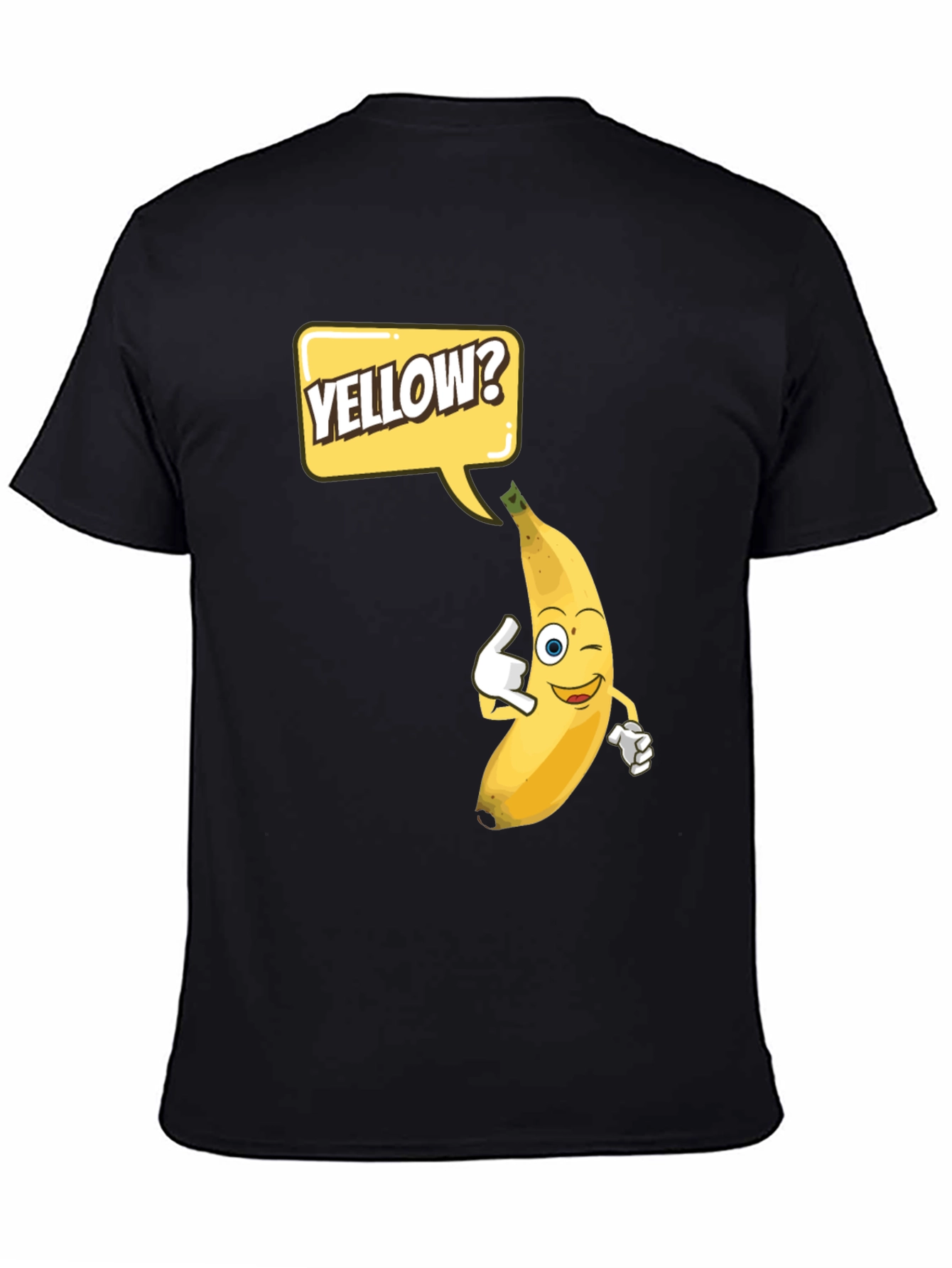 Funny Yellow Banana T-Shirt - Cartoon Design