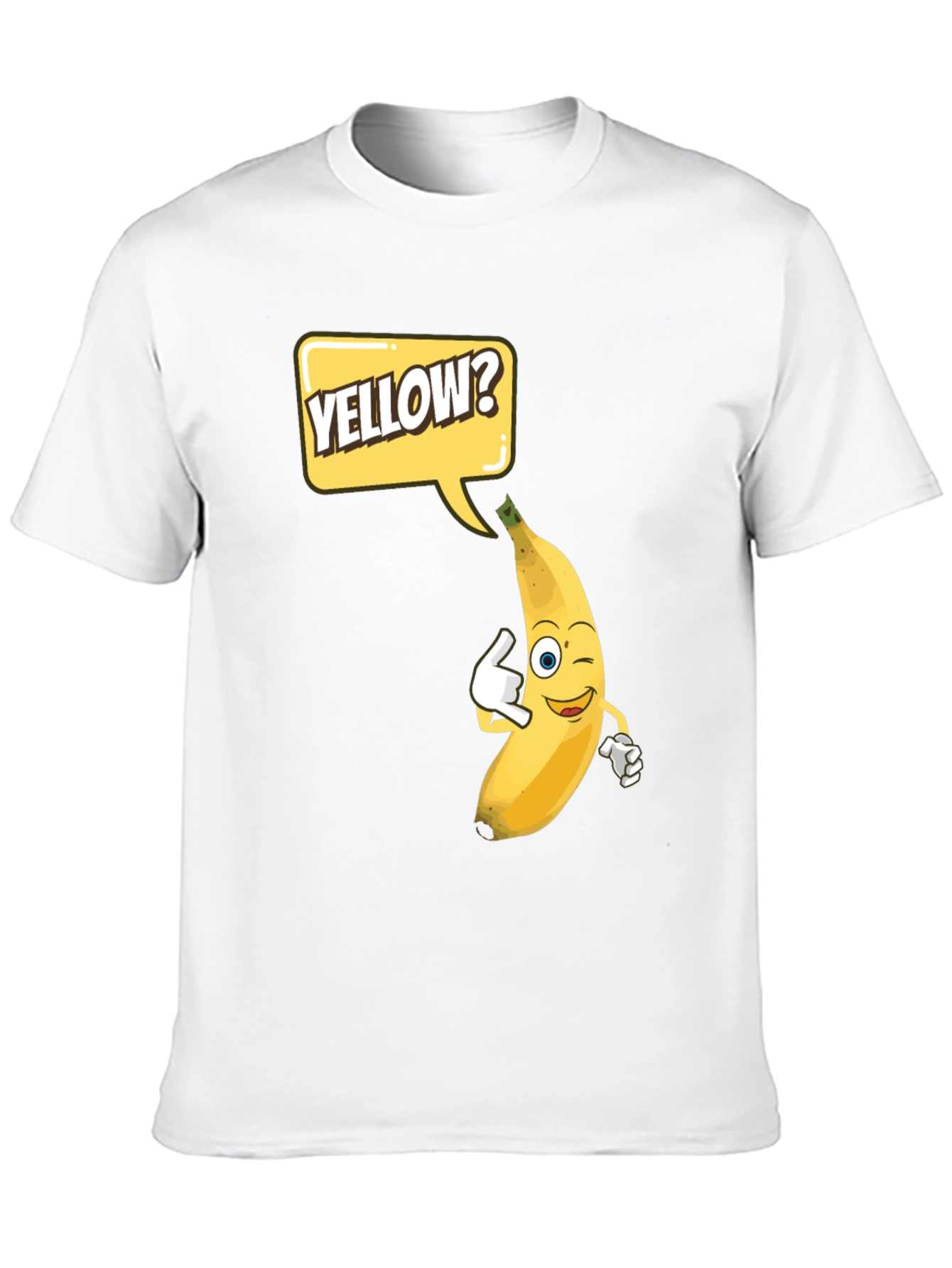 Funny Yellow Banana T-Shirt - Cartoon Design