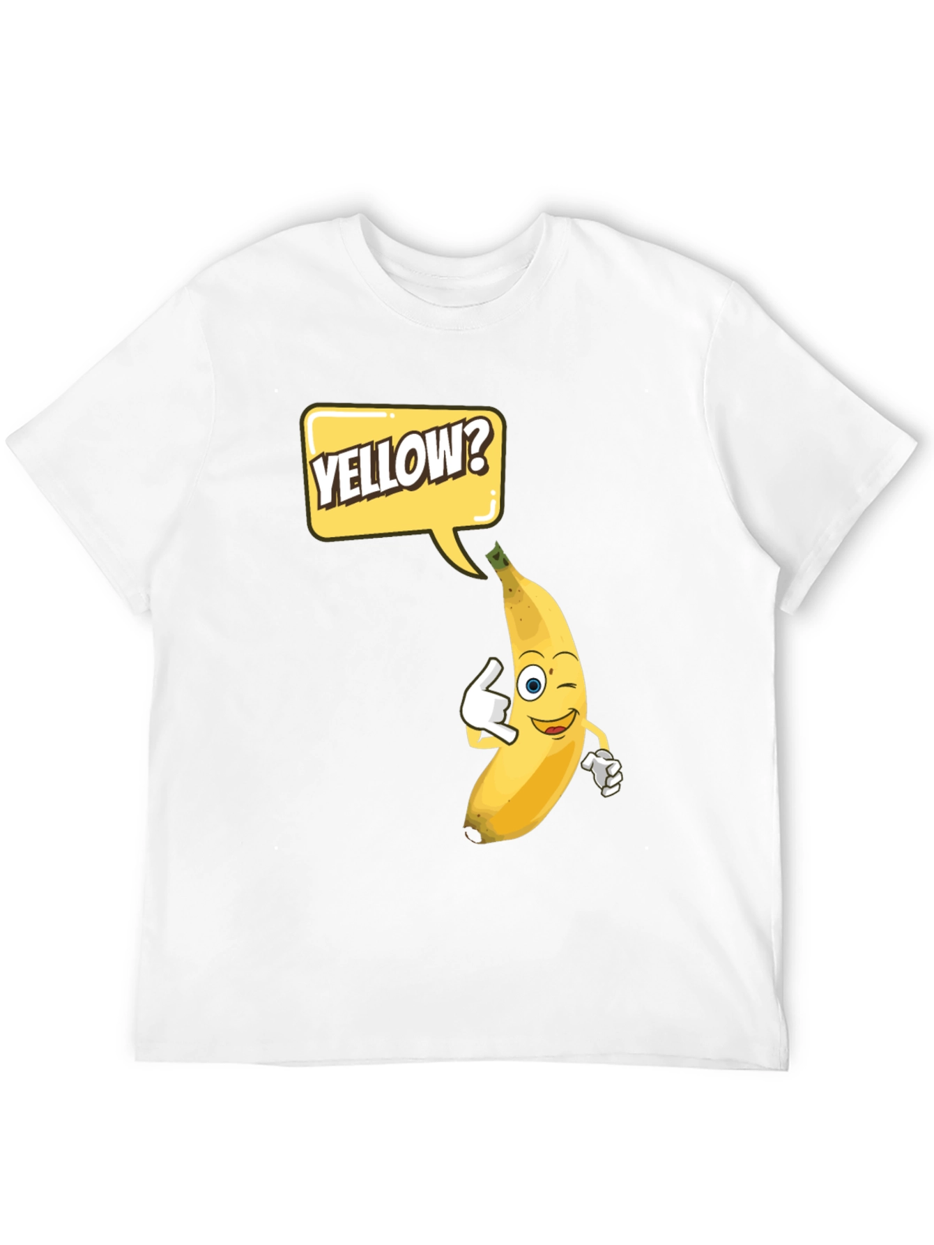Funny Yellow Banana T-Shirt - Cartoon Design