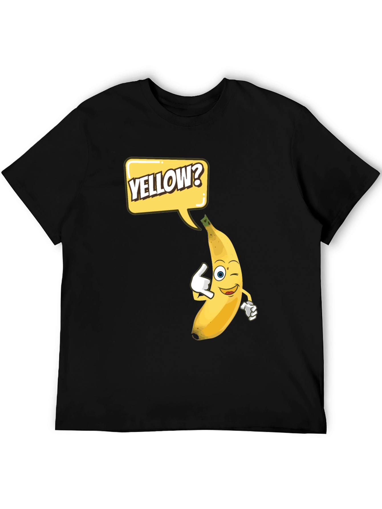 Funny Yellow Banana T-Shirt - Cartoon Design
