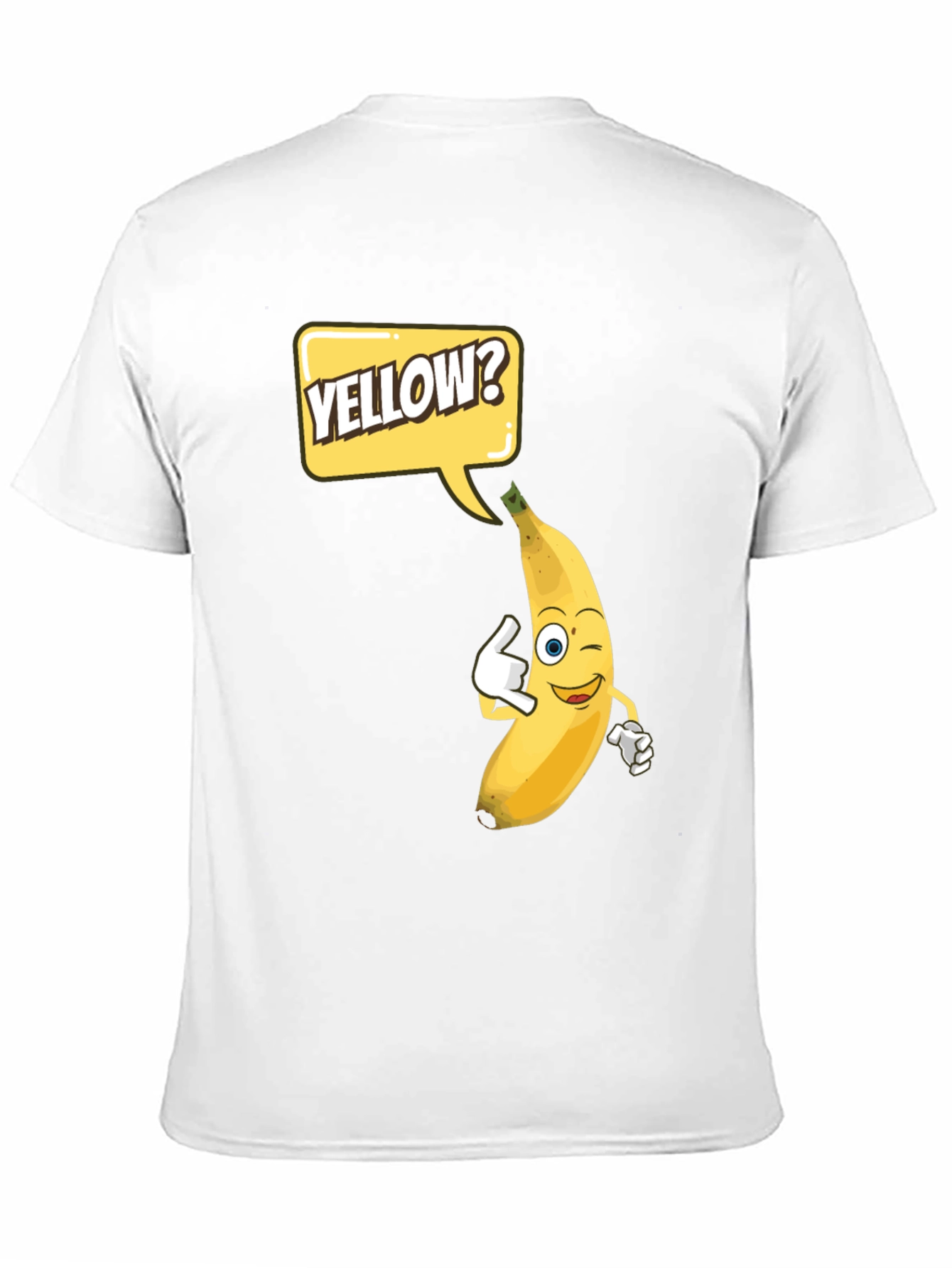 Funny Yellow Banana T-Shirt - Cartoon Design