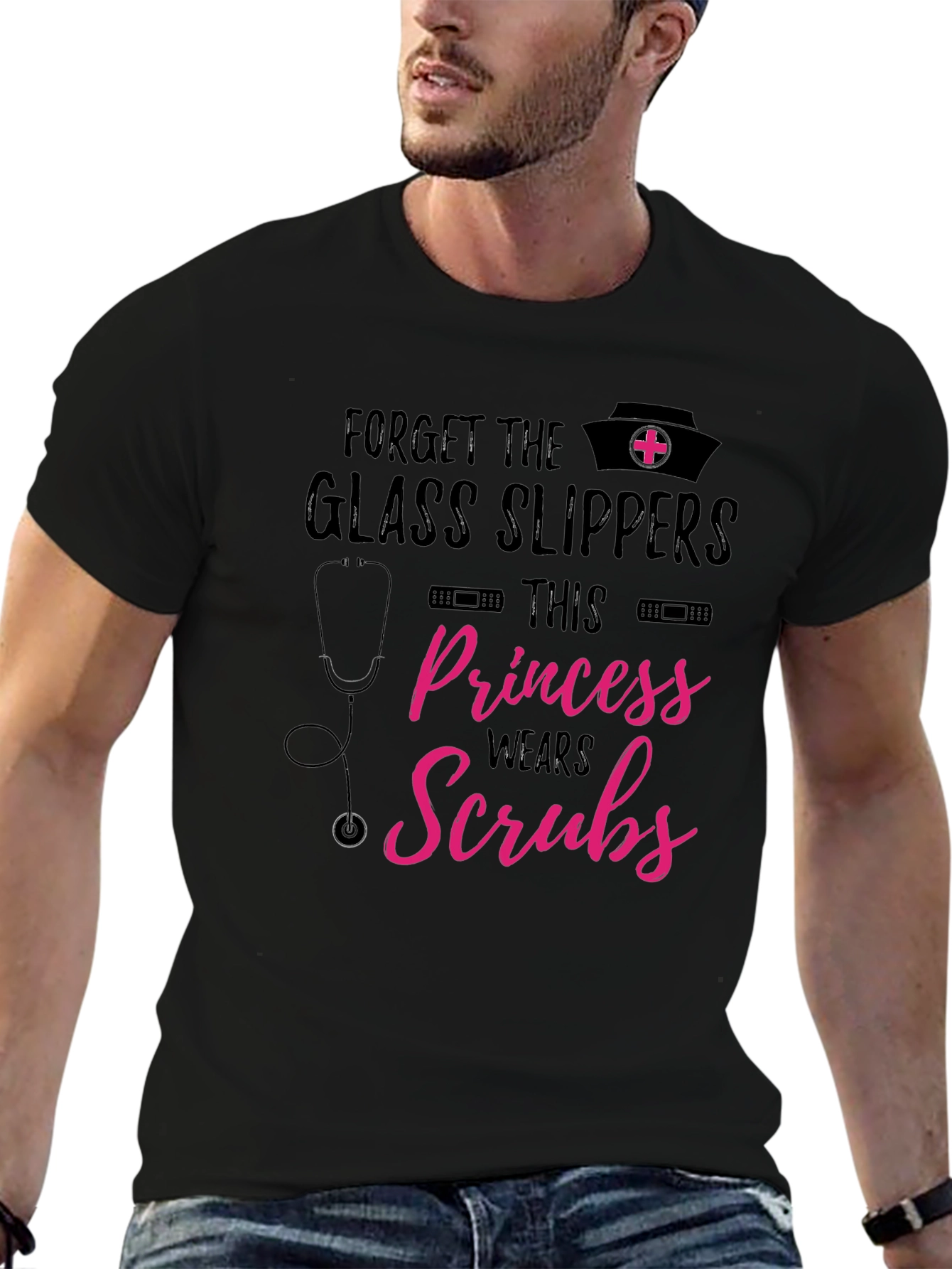 Princess Wears Scrubs T-Shirt
