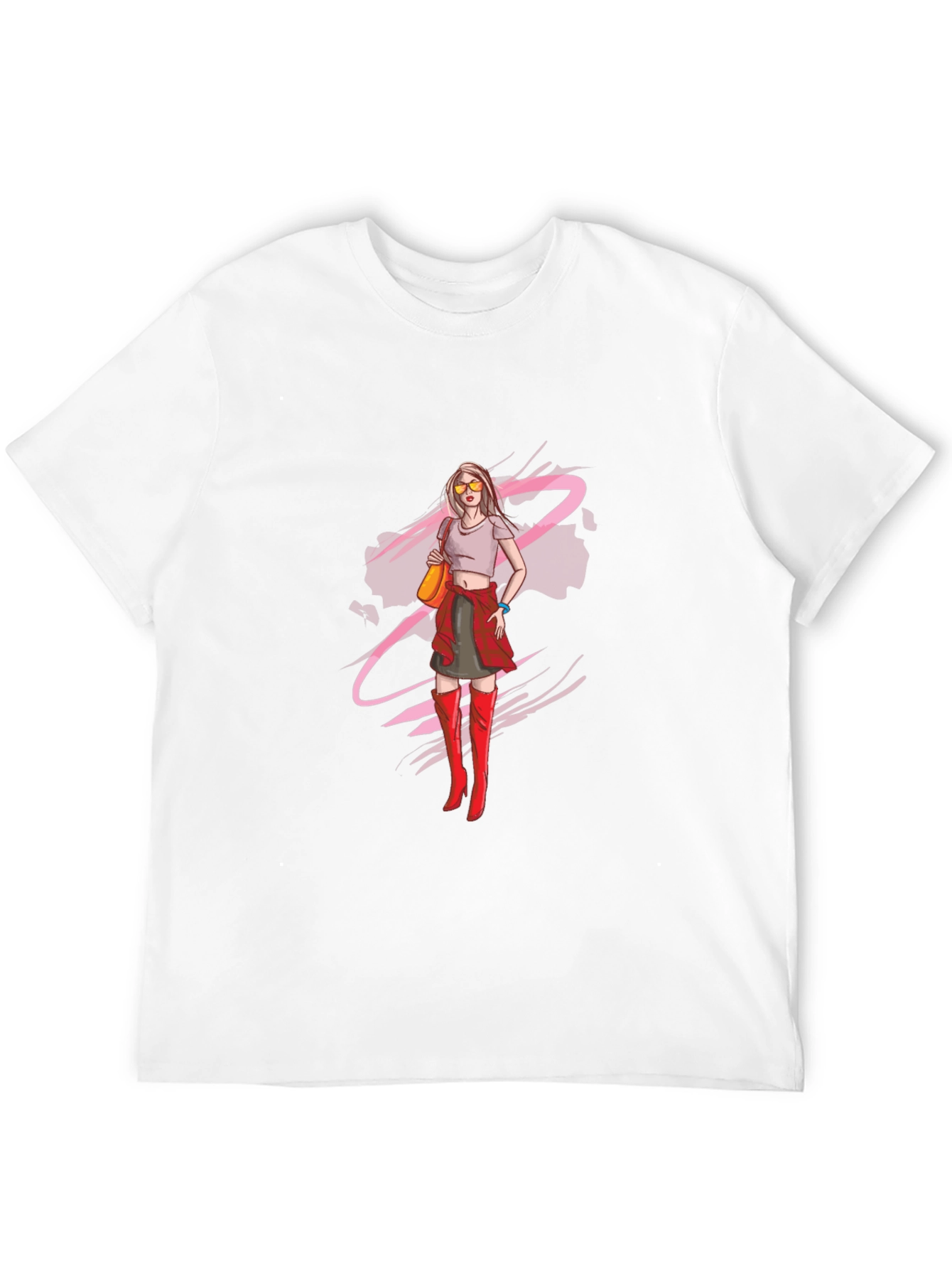 Trendy Woman Graphic Tee - Cool Casual Style