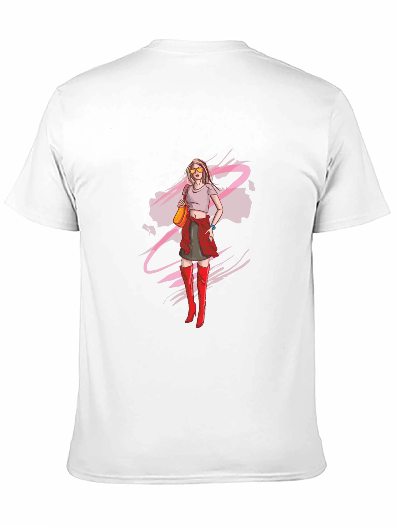 Trendy Woman Graphic Tee - Cool Casual Style
