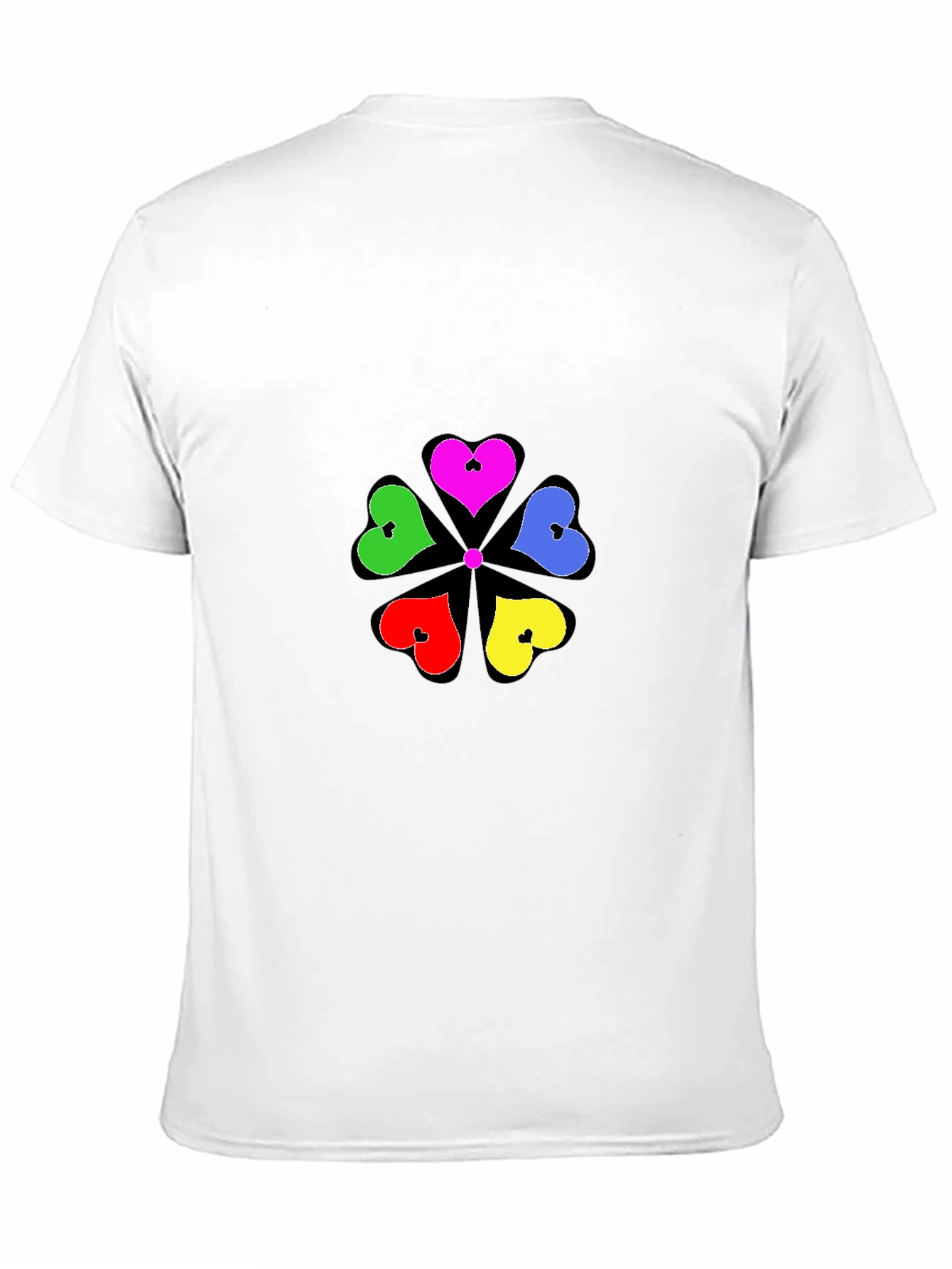 Heart Flower T-Shirt - Stylish Graphic Tee