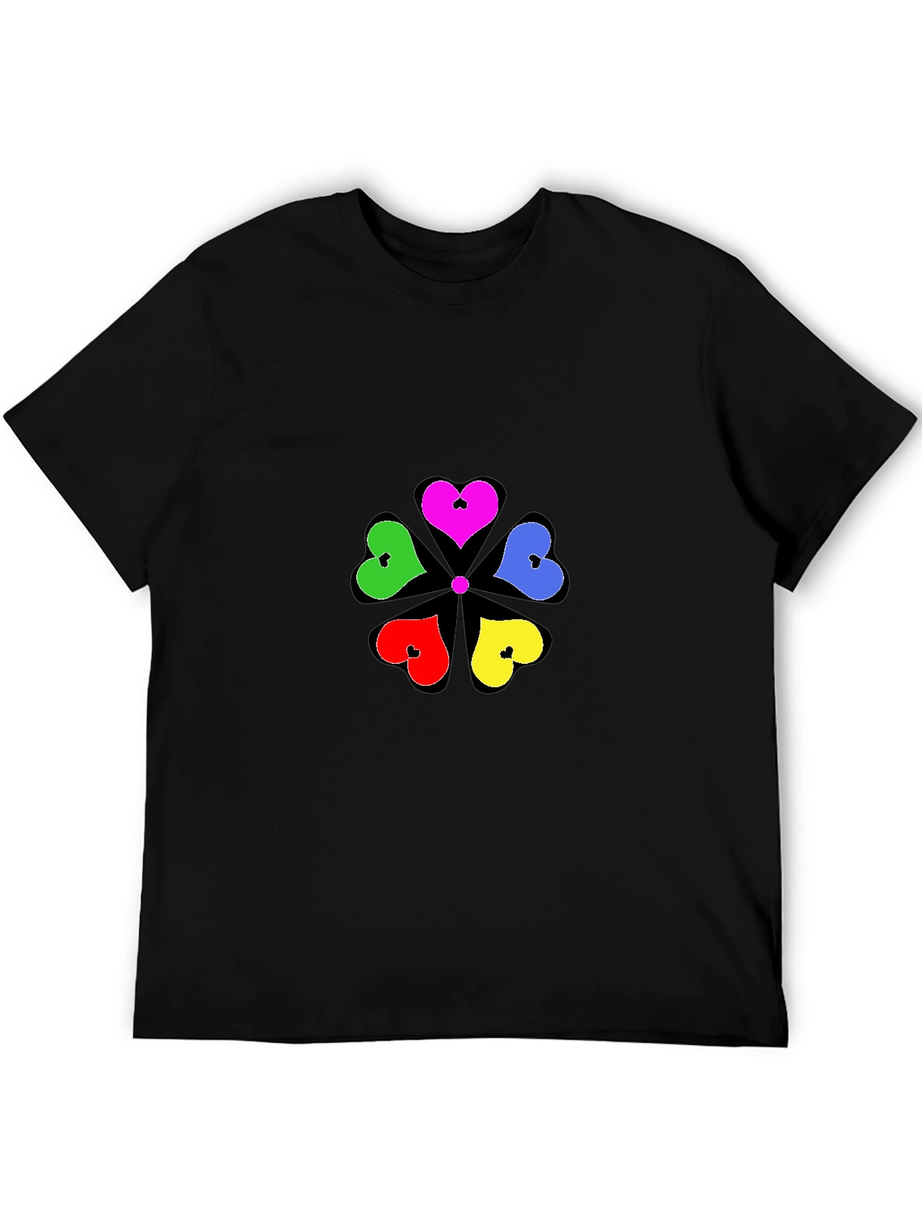 Heart Flower T-Shirt - Stylish Graphic Tee