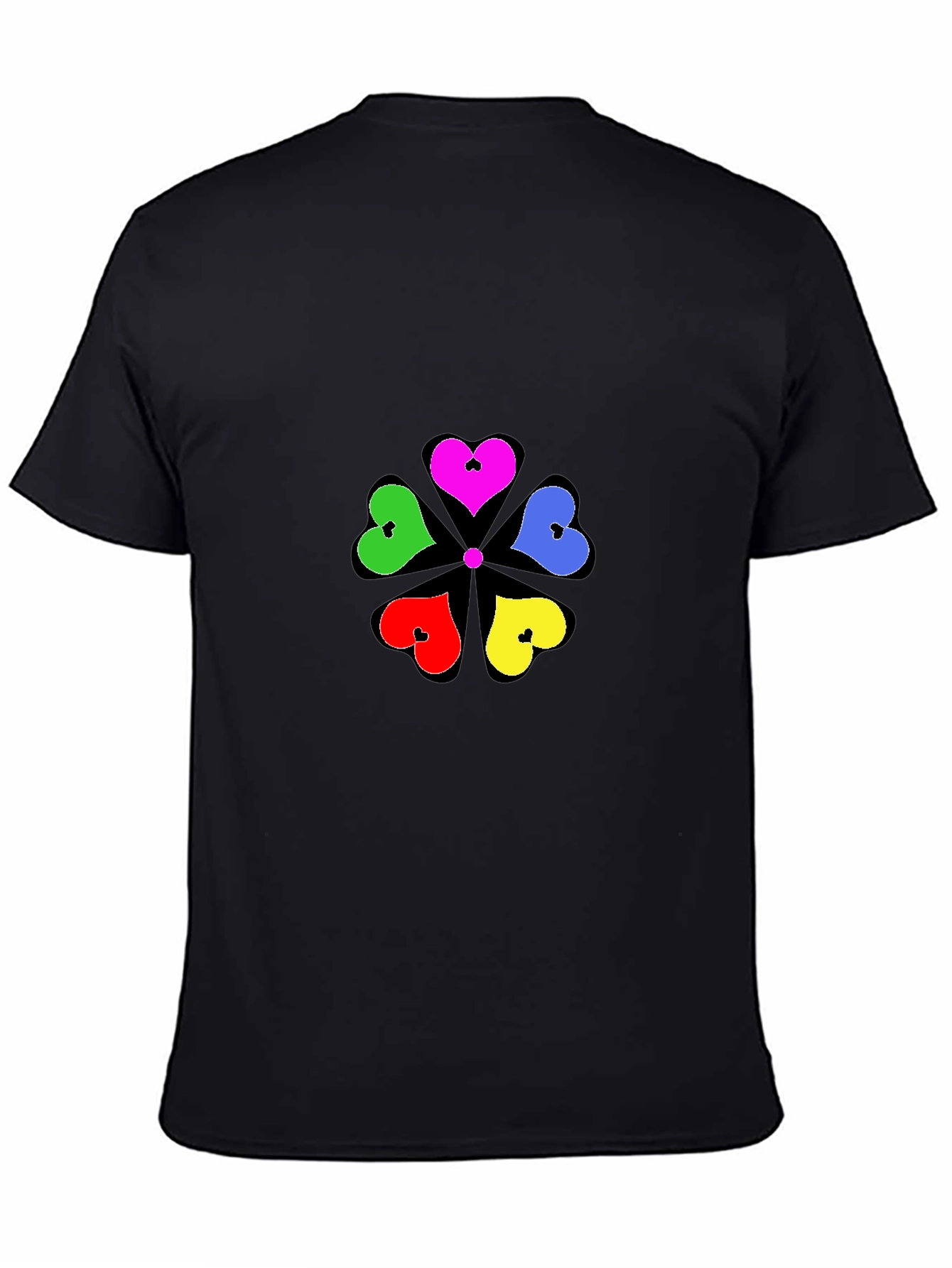 Heart Flower T-Shirt - Stylish Graphic Tee