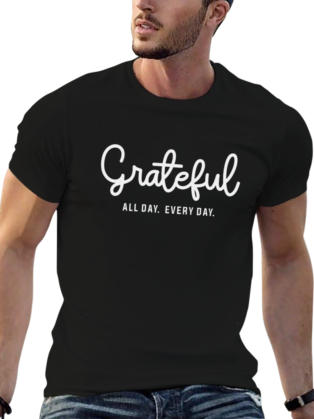 Grateful Tee - Everyday Positive Vibes