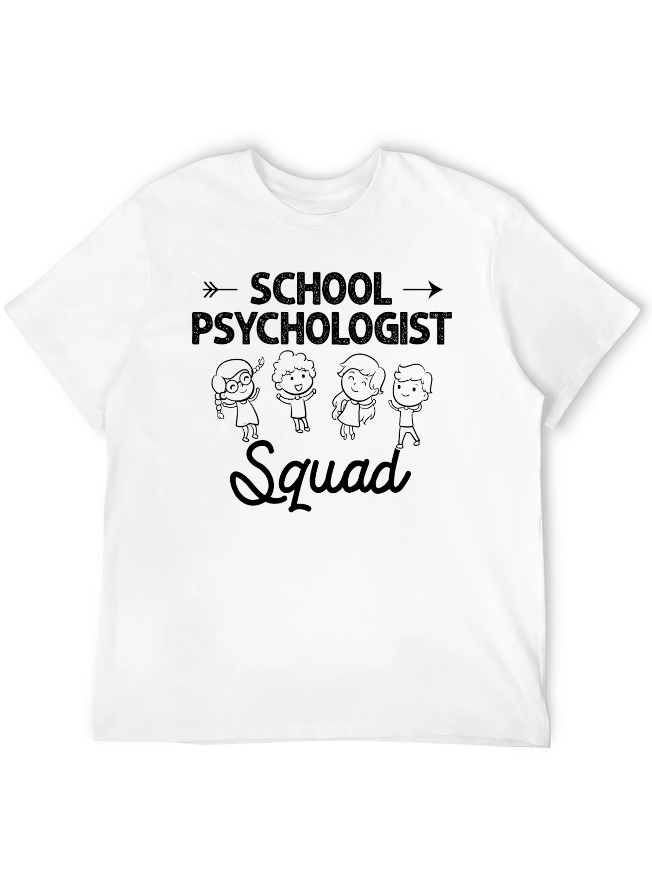 School Psychologist Squad T-Shirt - Black