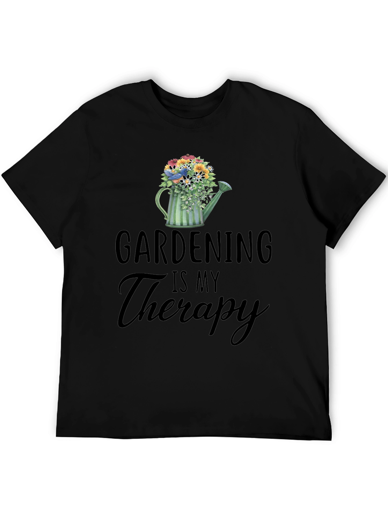Gardening Is My Therapy Graphic T-Shirt