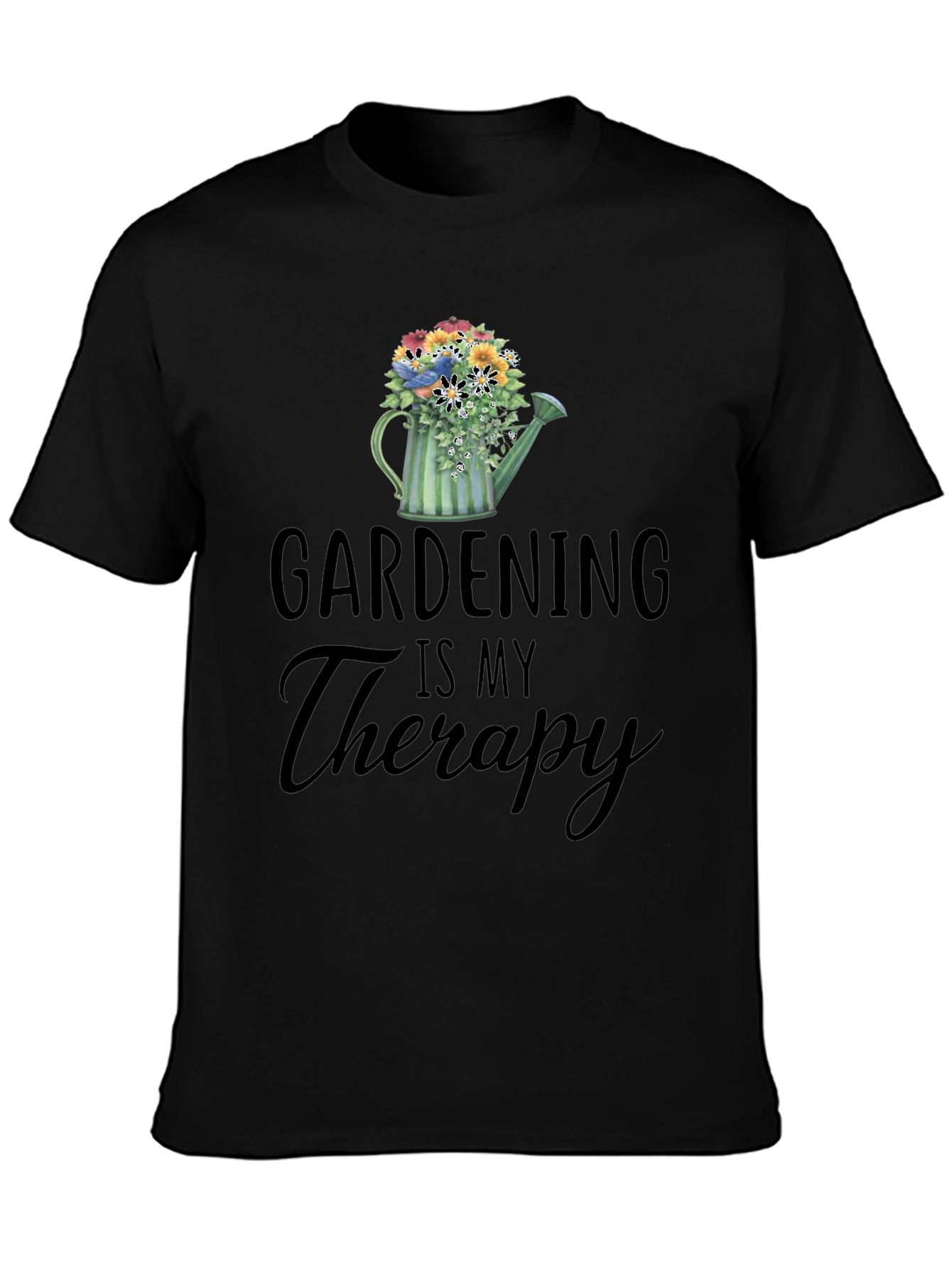 Gardening Is My Therapy Graphic T-Shirt