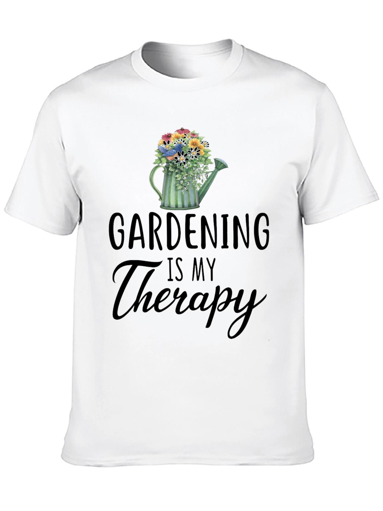 Gardening Is My Therapy Graphic T-Shirt