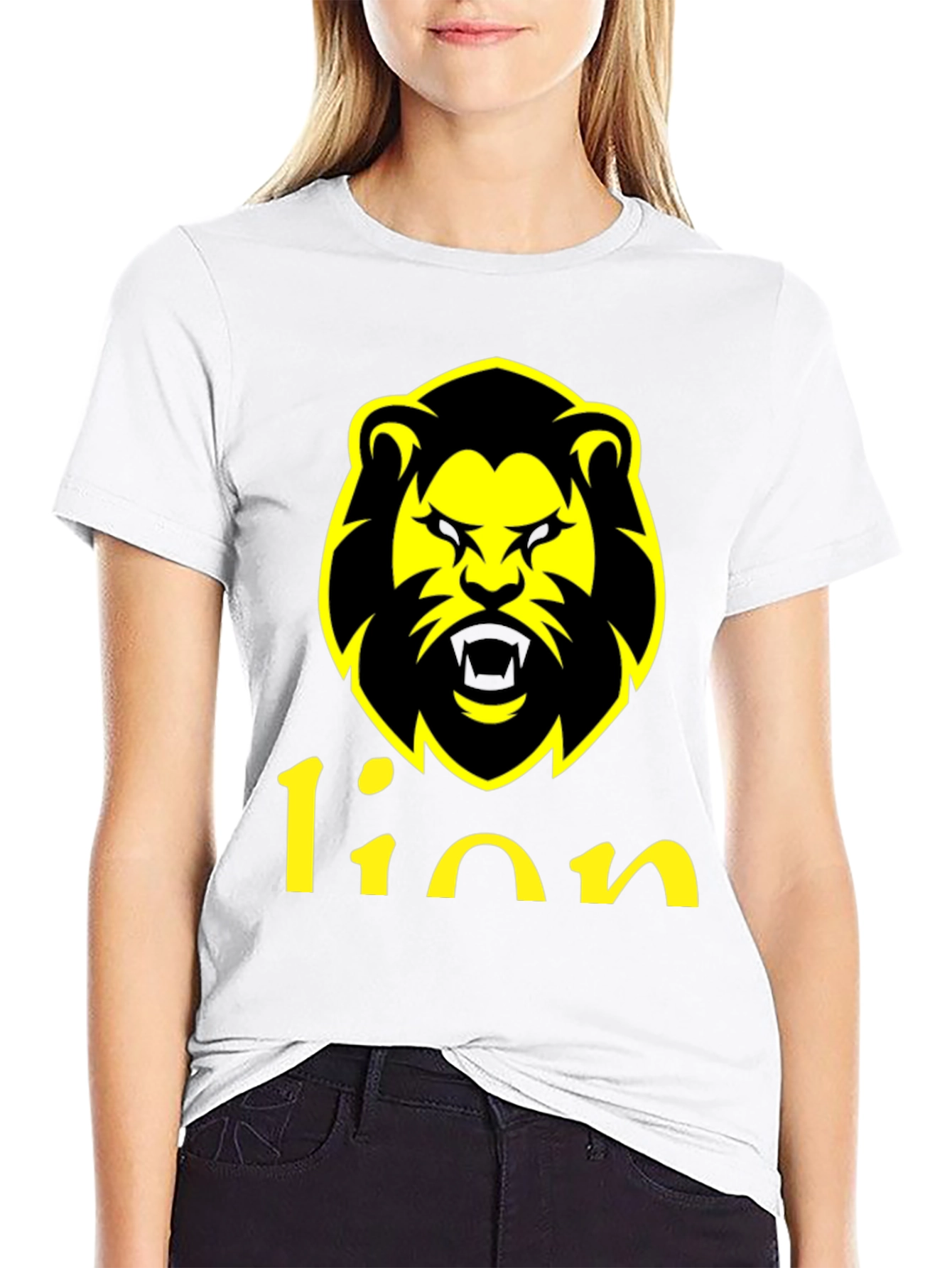 Lion Graphic Tee - Black T-Shirt