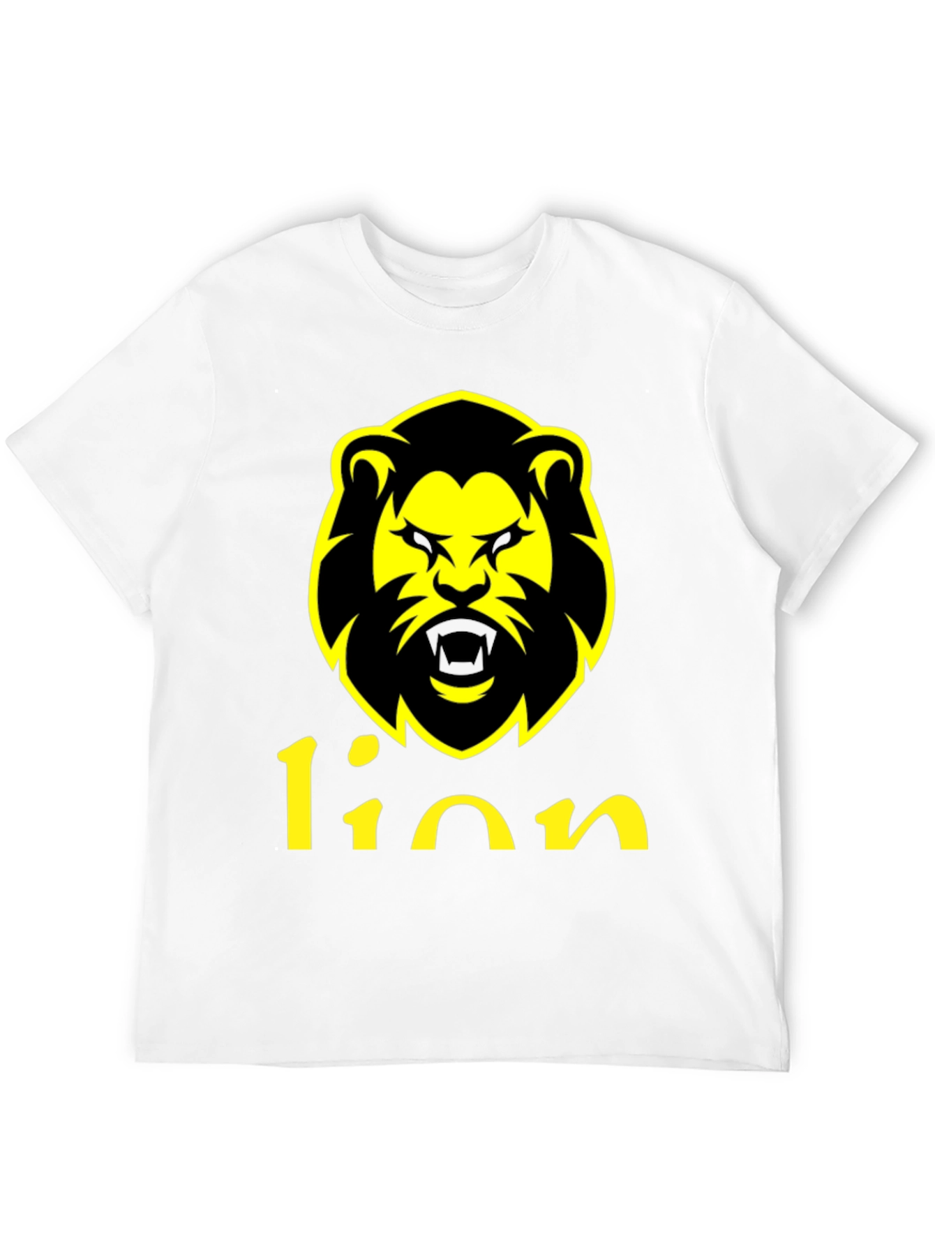 Lion Graphic Tee - Black T-Shirt