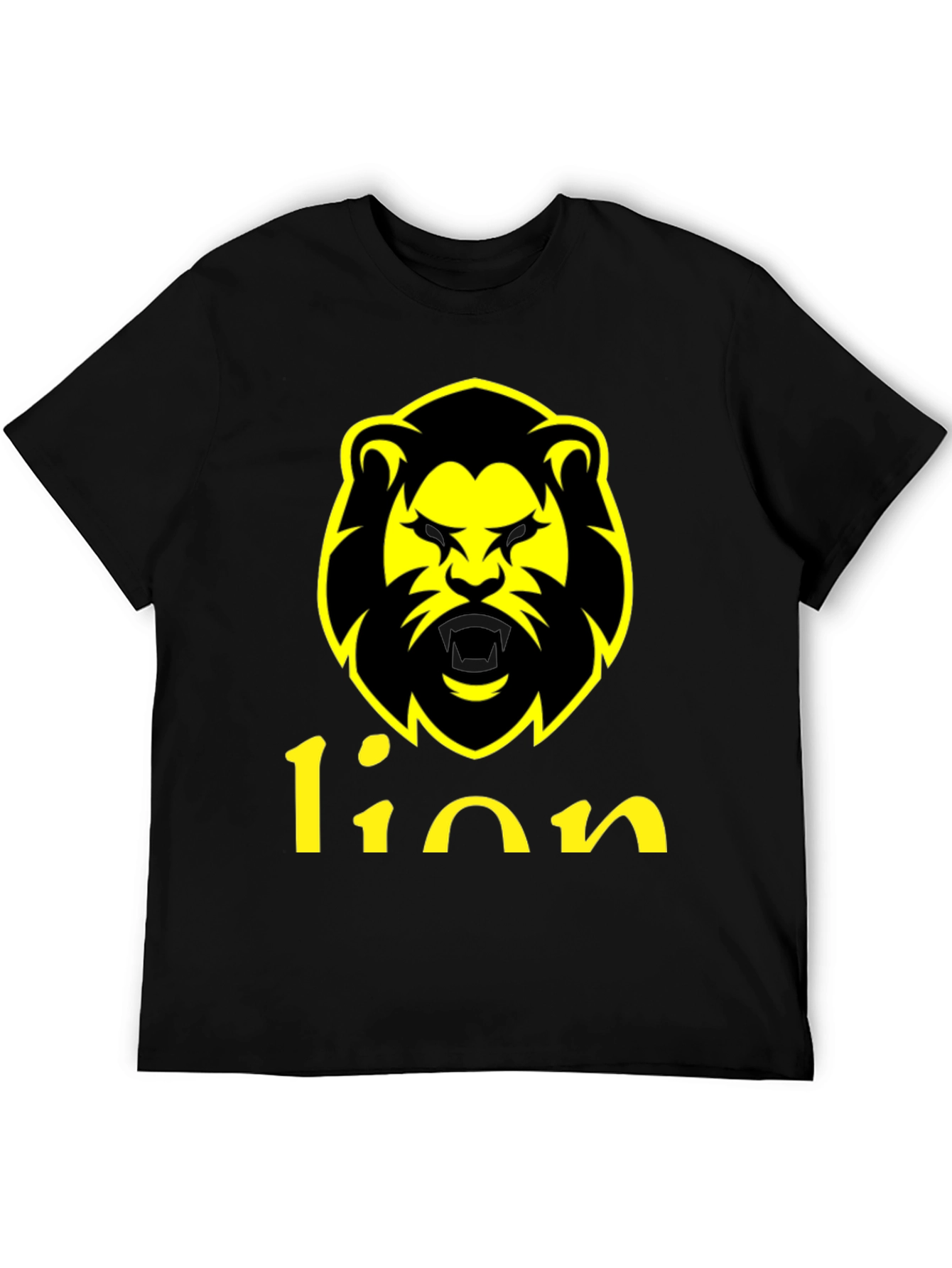Lion Graphic Tee - Black T-Shirt