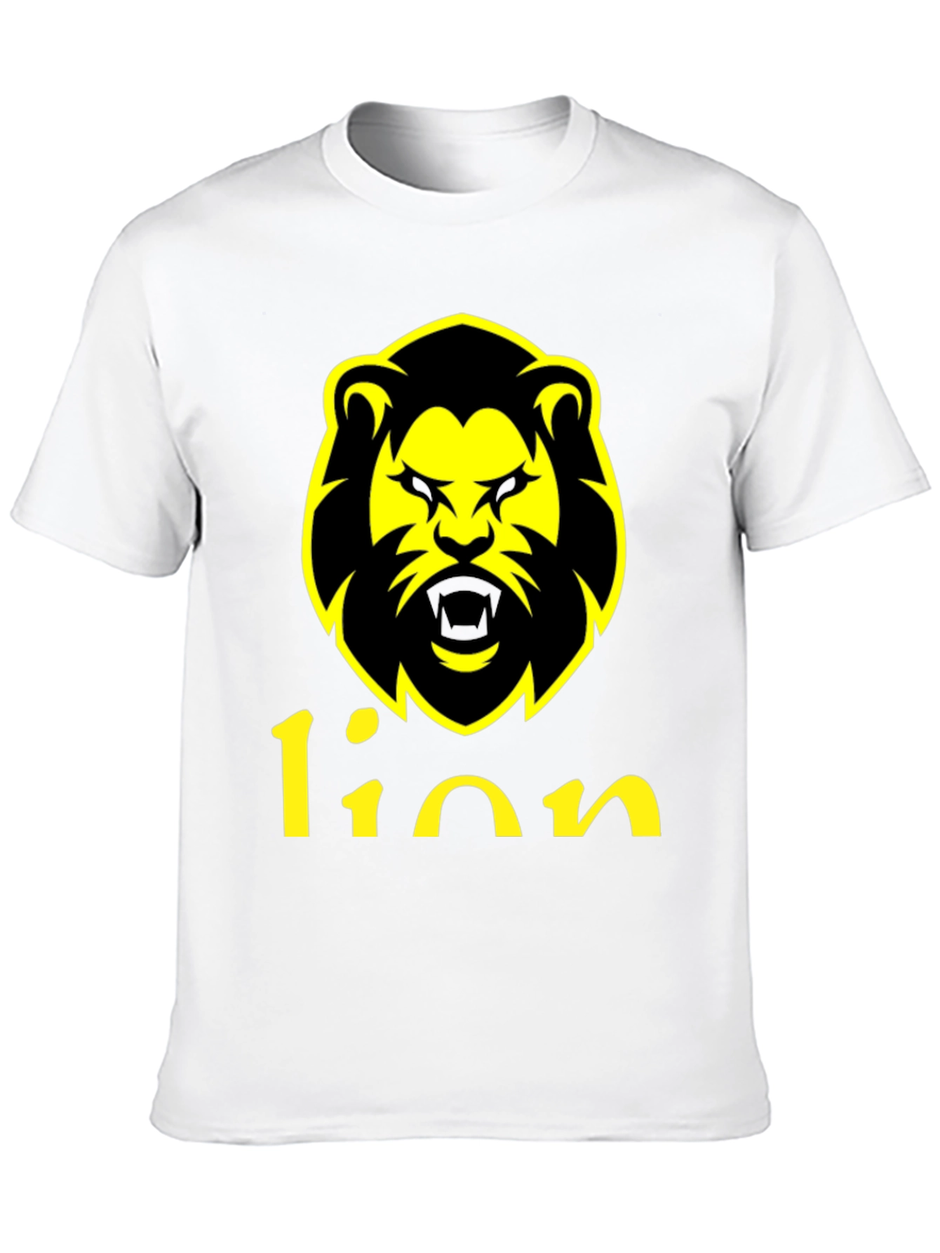 Lion Graphic Tee - Black T-Shirt